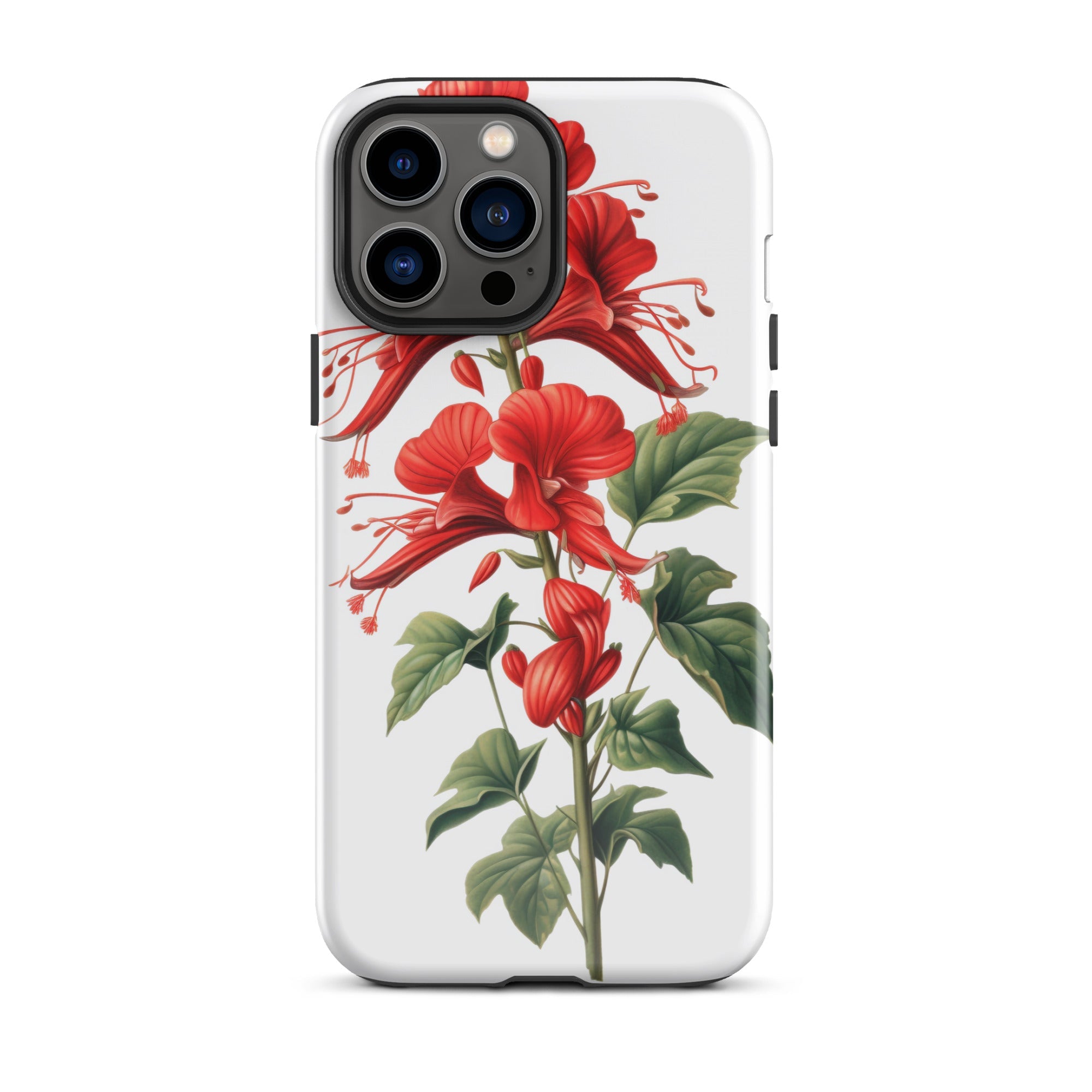 Cardinal Climber Flower iPhone Case by Visual Verse - Image 21
