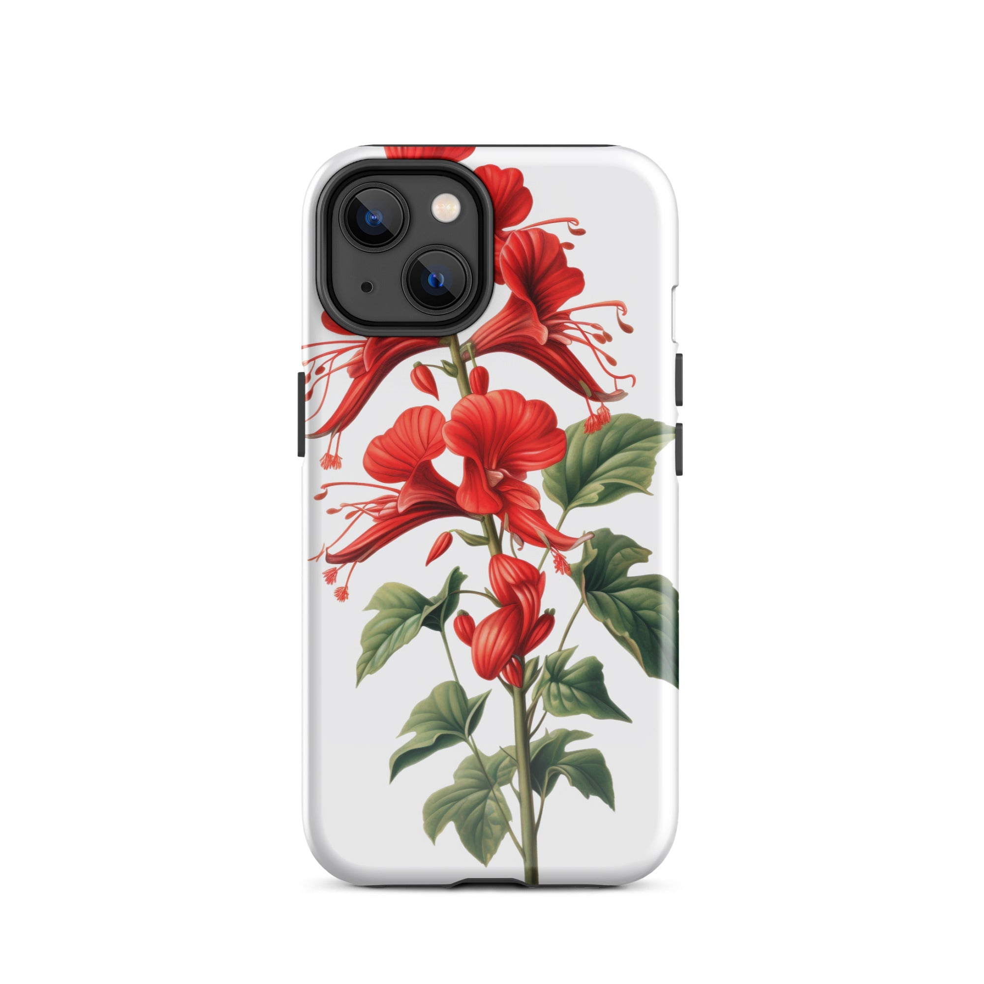 Cardinal Climber Flower iPhone Case by Visual Verse - Image 23