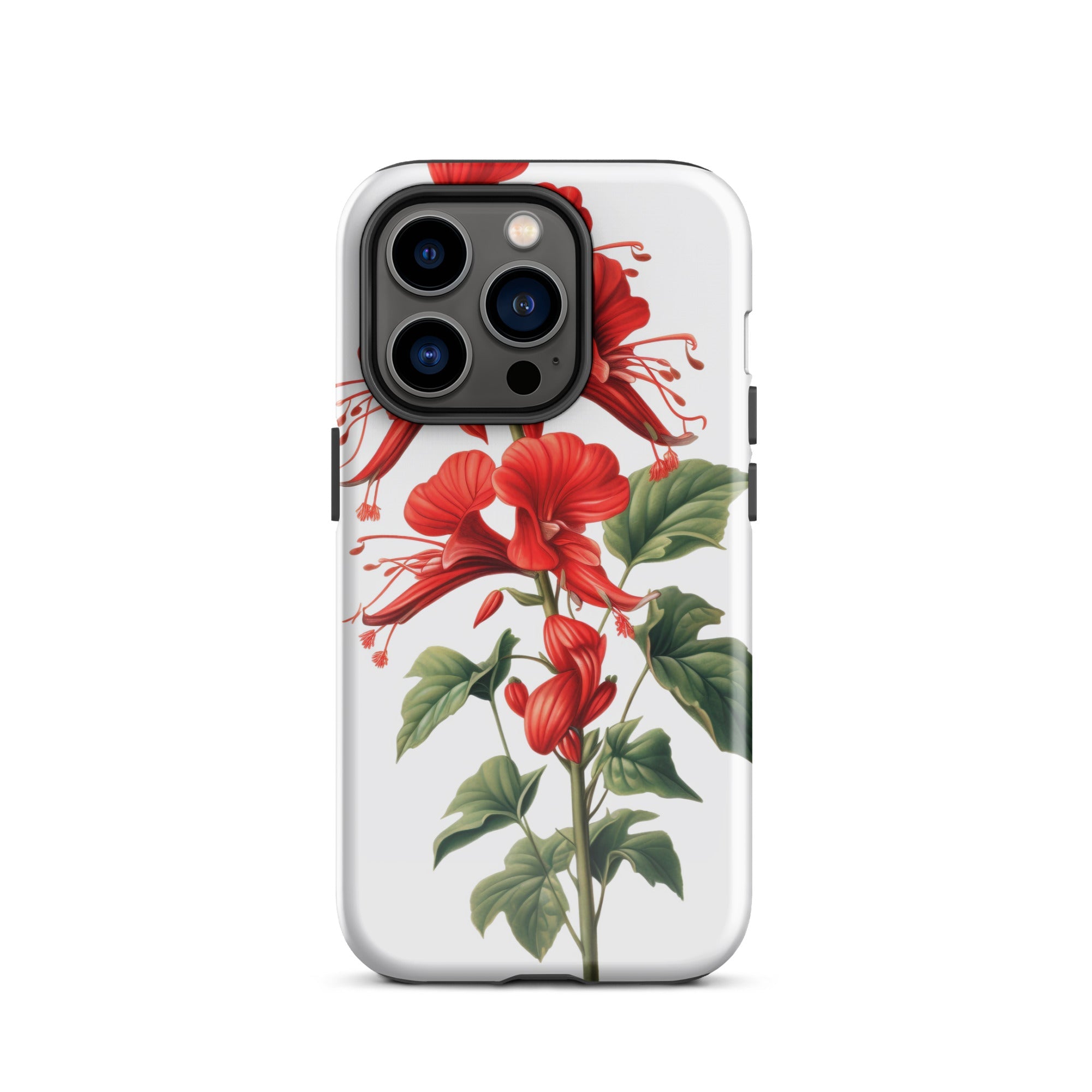 Cardinal Climber Flower iPhone Case by Visual Verse - Image 27