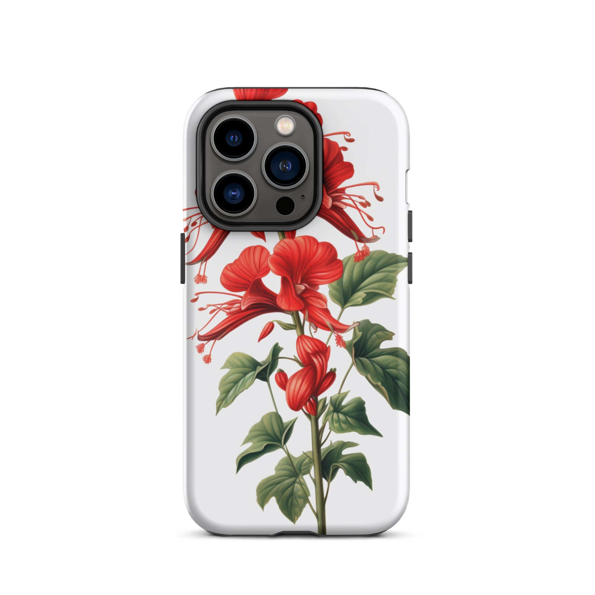 Cardinal Climber Flower iPhone Case by Visual Verse - Image 28