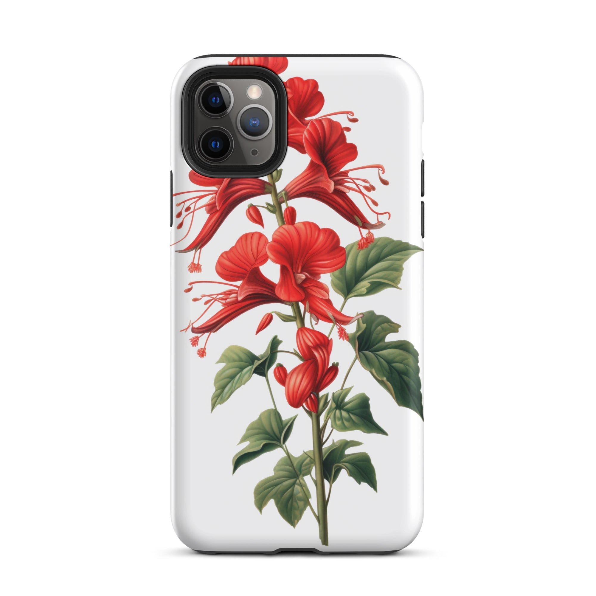 Cardinal Climber Flower iPhone Case by Visual Verse - Image 6