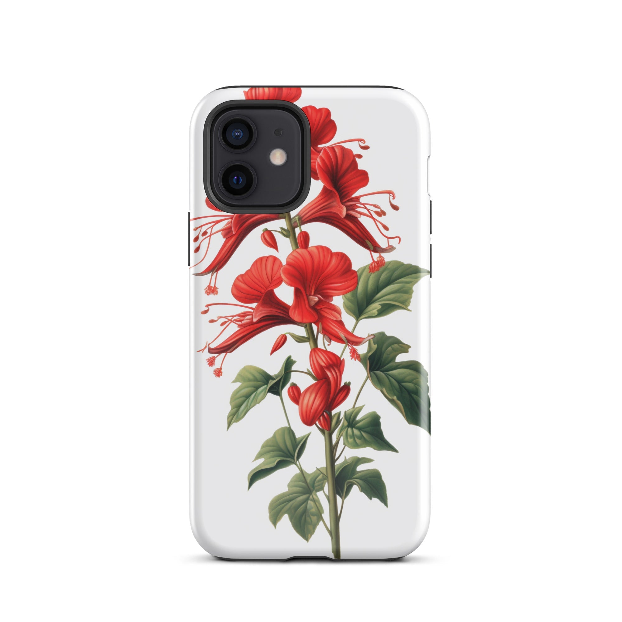 Cardinal Climber Flower iPhone Case by Visual Verse - Image 9