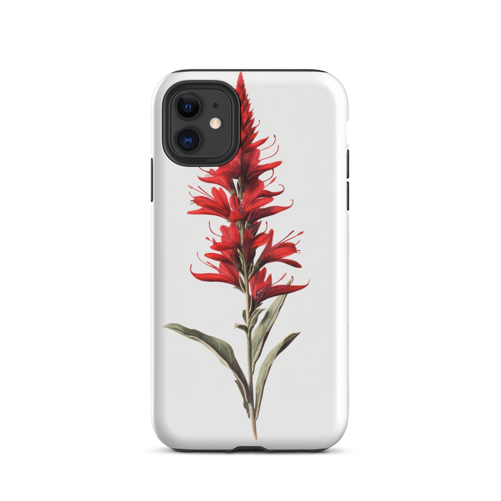 Cardinal Flower iPhone Case by Visual Verse - Image 1