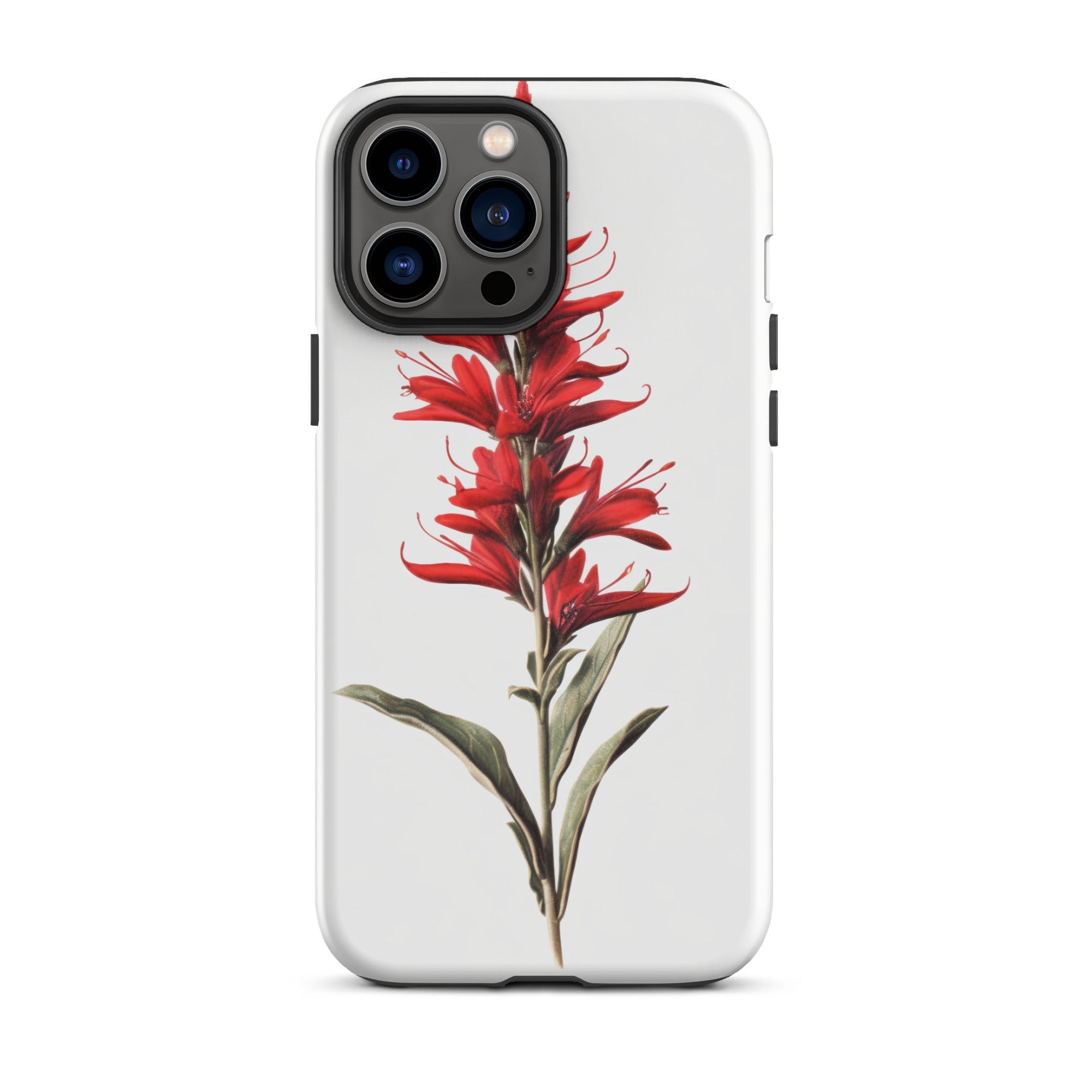 Cardinal Flower iPhone Case by Visual Verse - Image 22