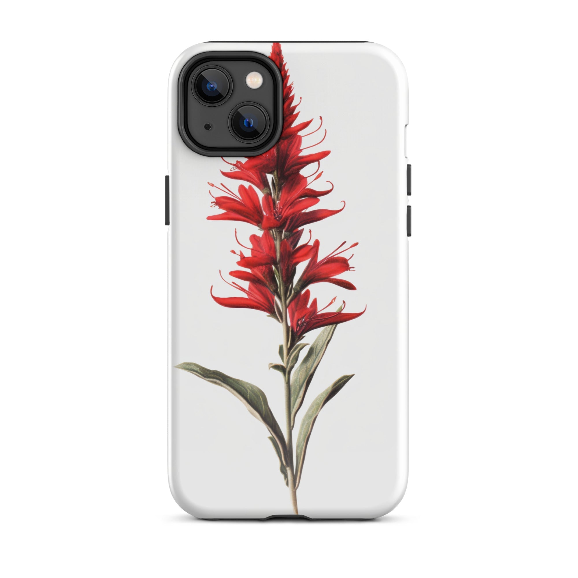 Cardinal Flower iPhone Case by Visual Verse - Image 25