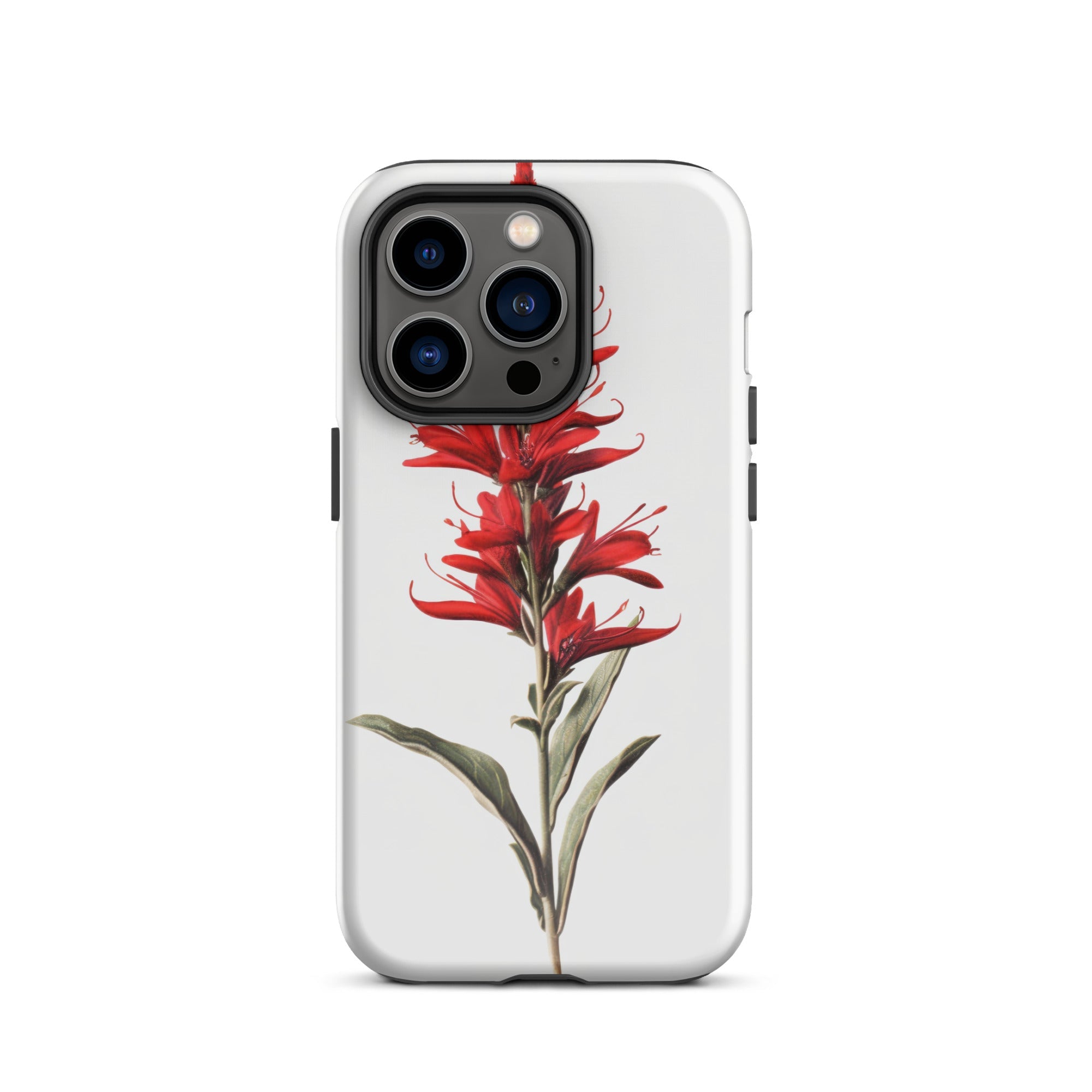 Cardinal Flower iPhone Case by Visual Verse - Image 27