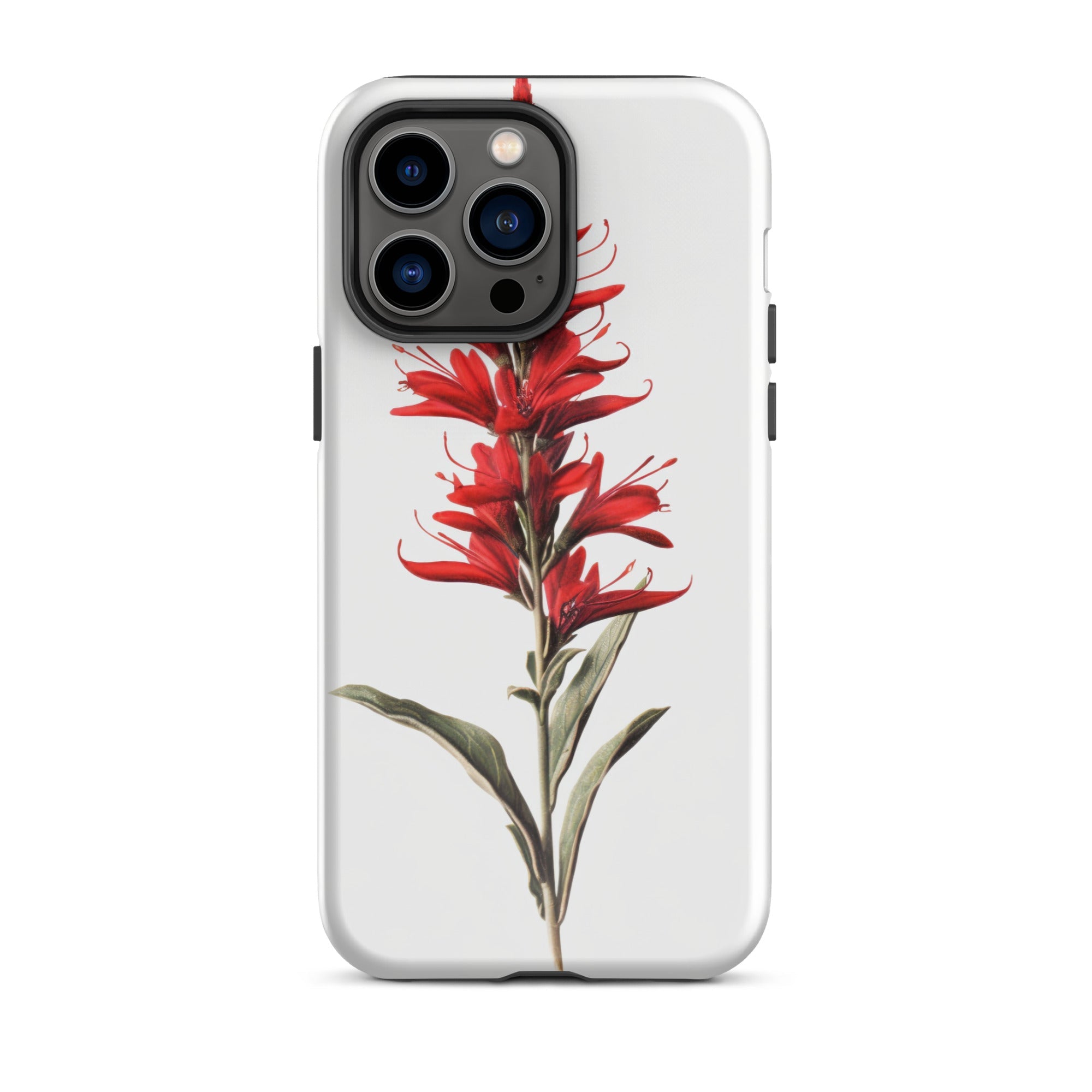 Cardinal Flower iPhone Case by Visual Verse - Image 29