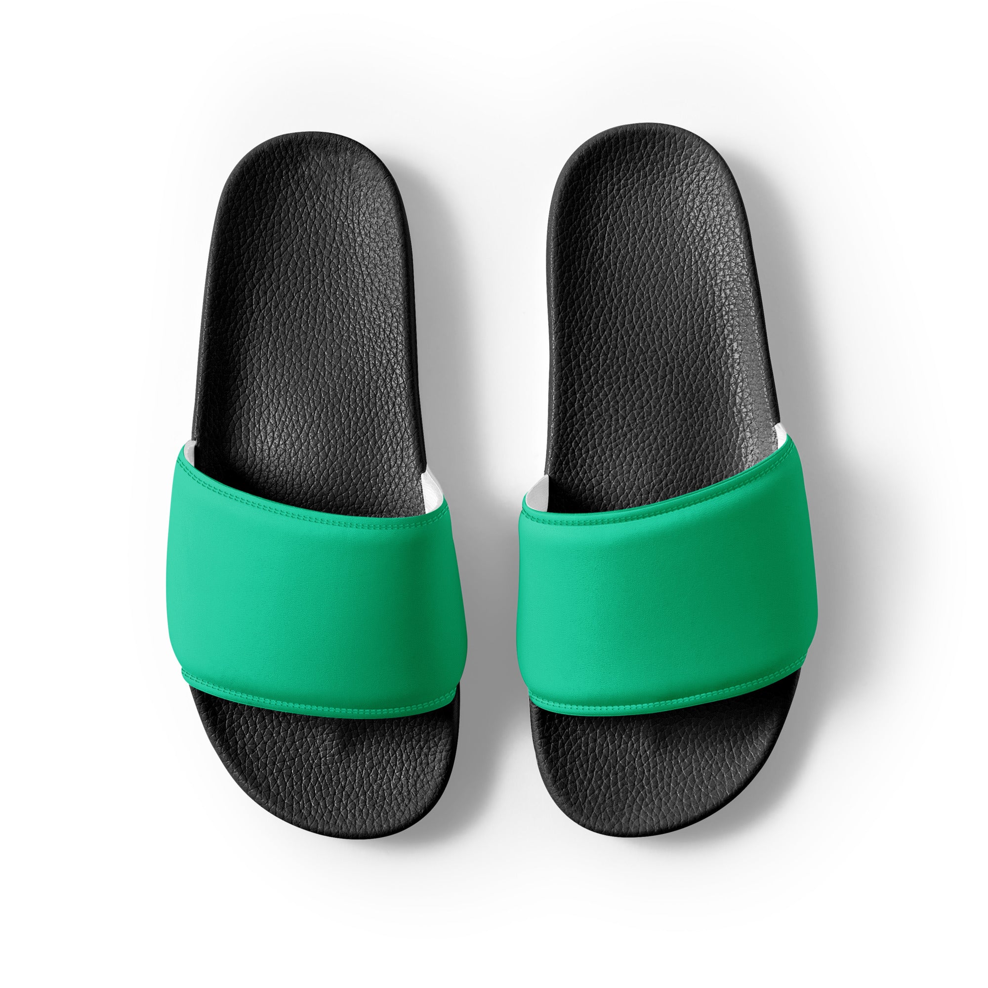 Caribbean Color Men's Slides by Visual Verse - Image 2