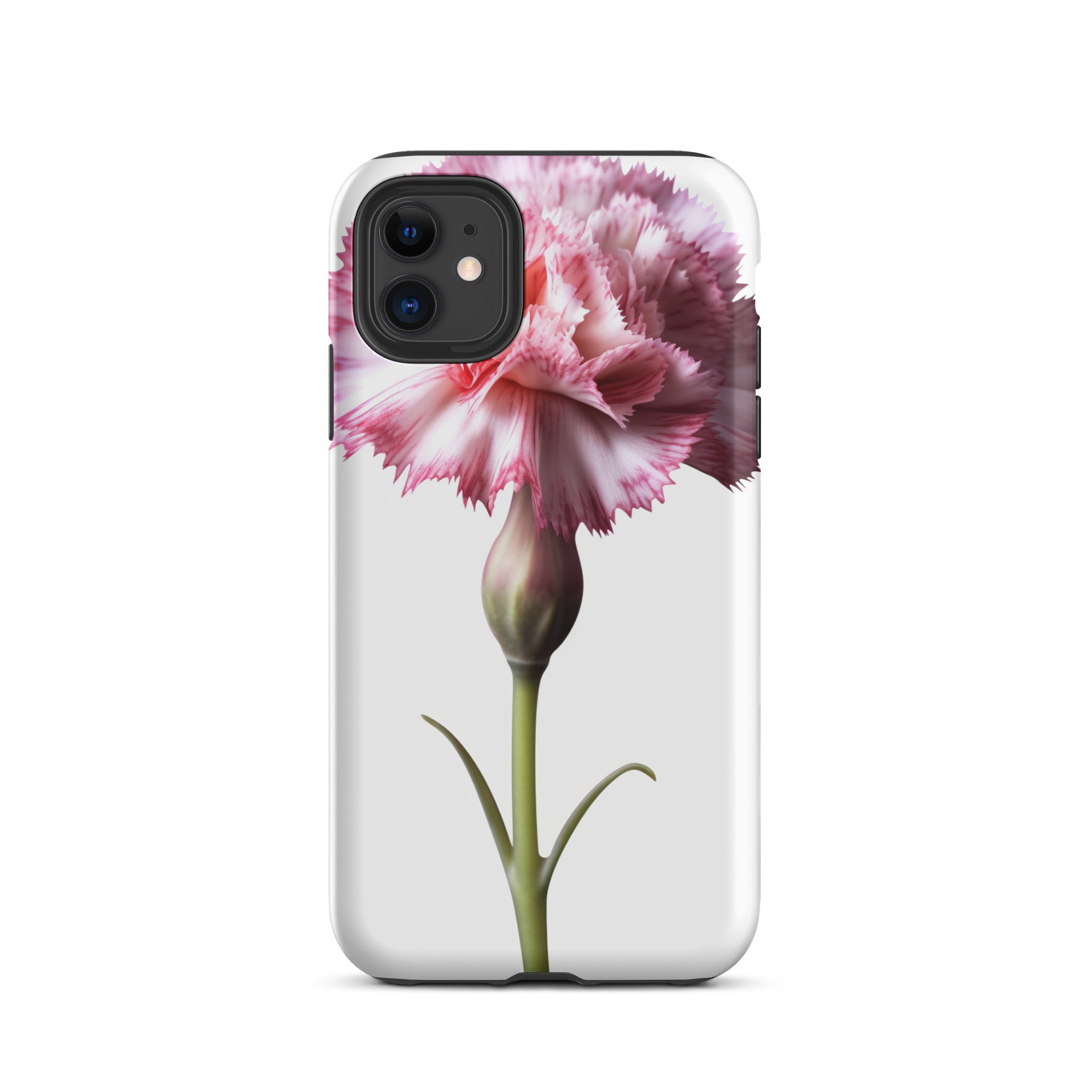 Carnation Flower iPhone Case by Visual Verse - Image 2