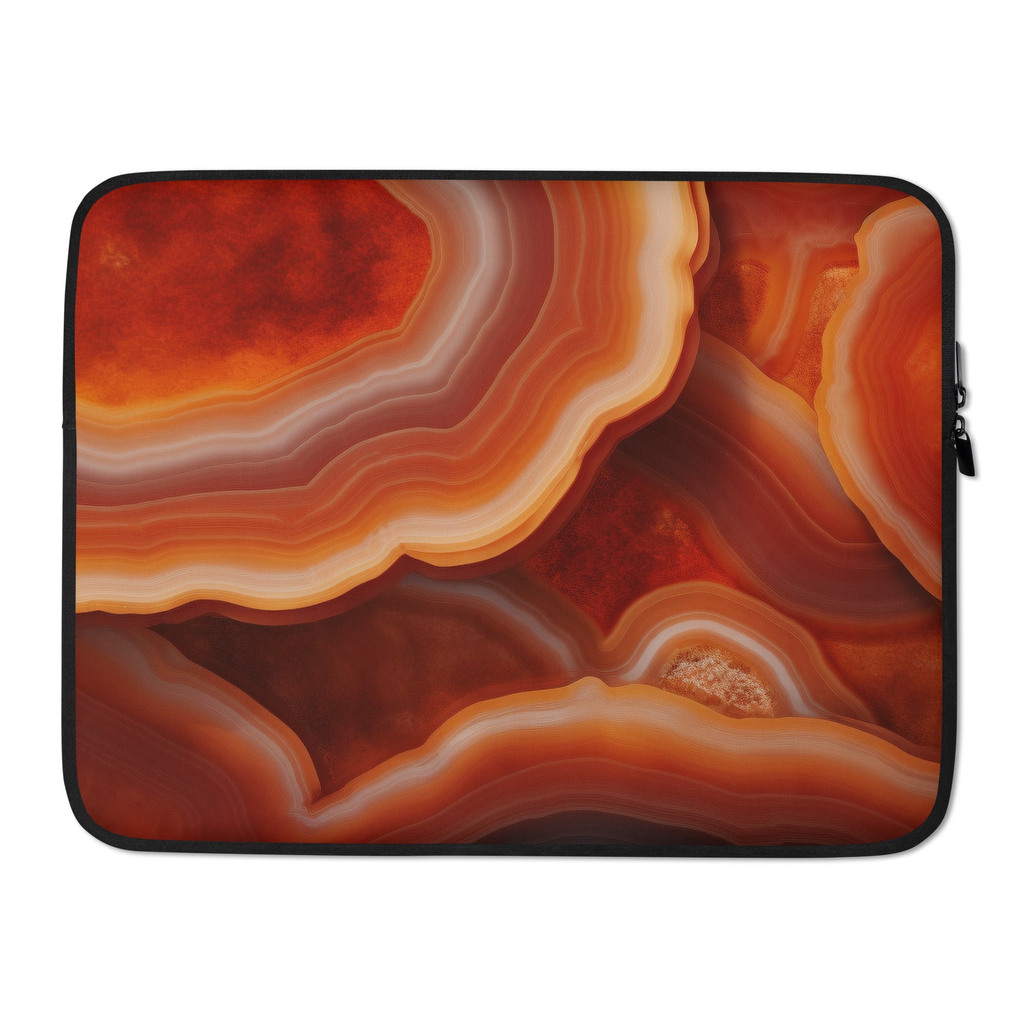 Carnelian Rock Laptop Sleeve by Visual Verse - Image 1