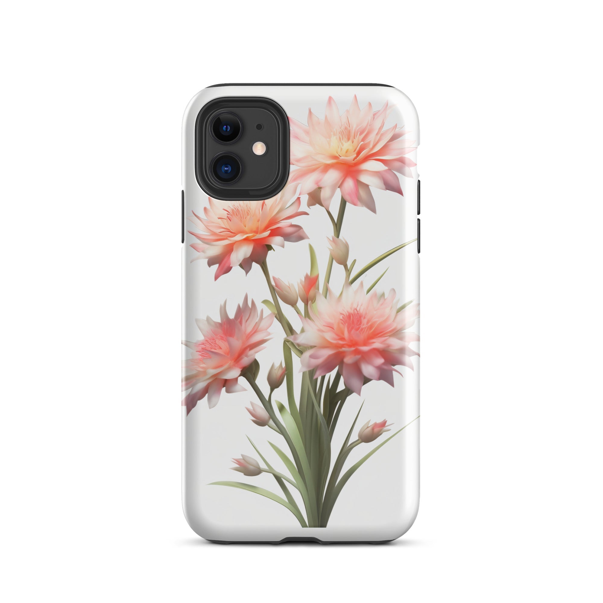 Cheddar Pinks Flower iPhone Case by Visual Verse - Image 1