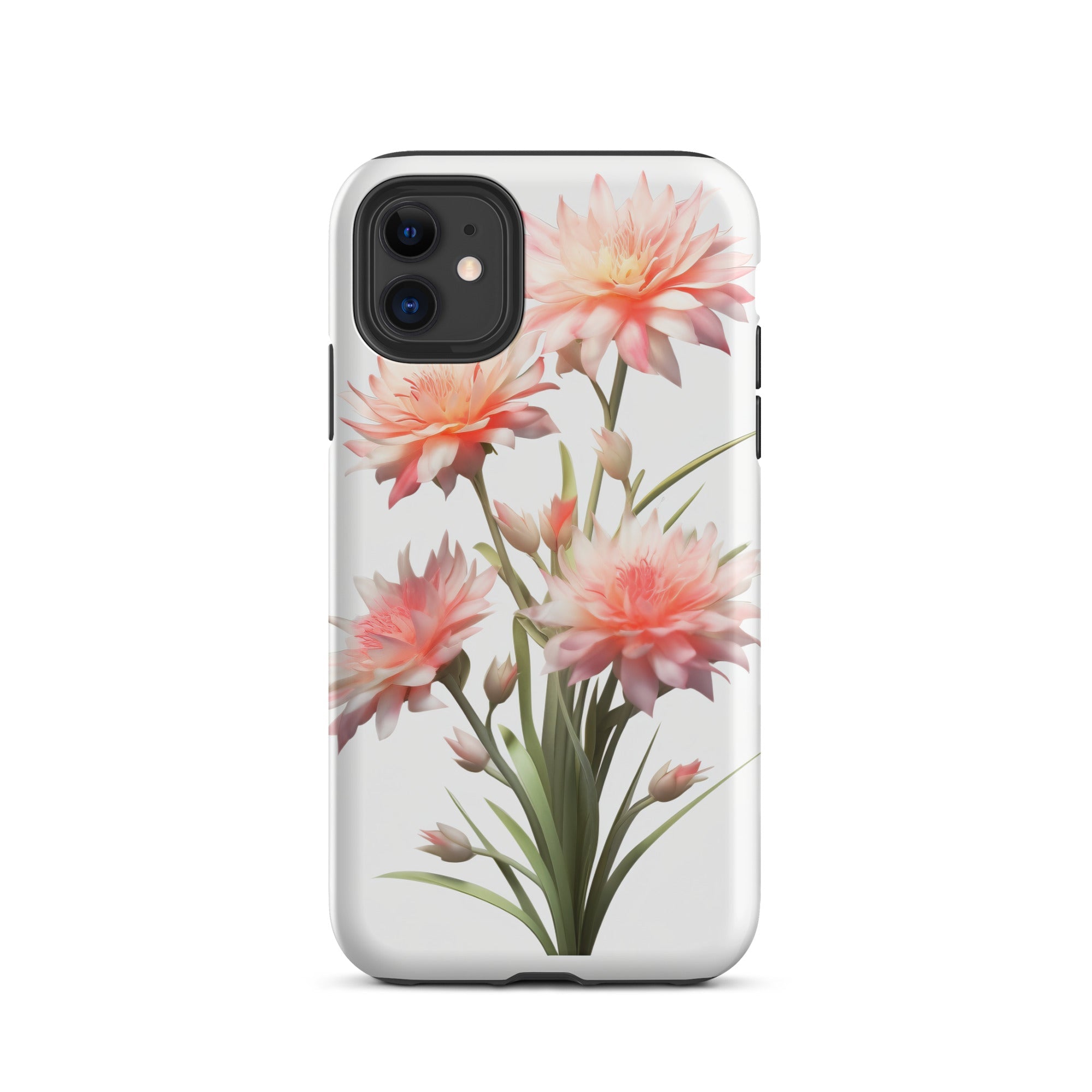 Cheddar Pinks Flower iPhone Case by Visual Verse - Image 2