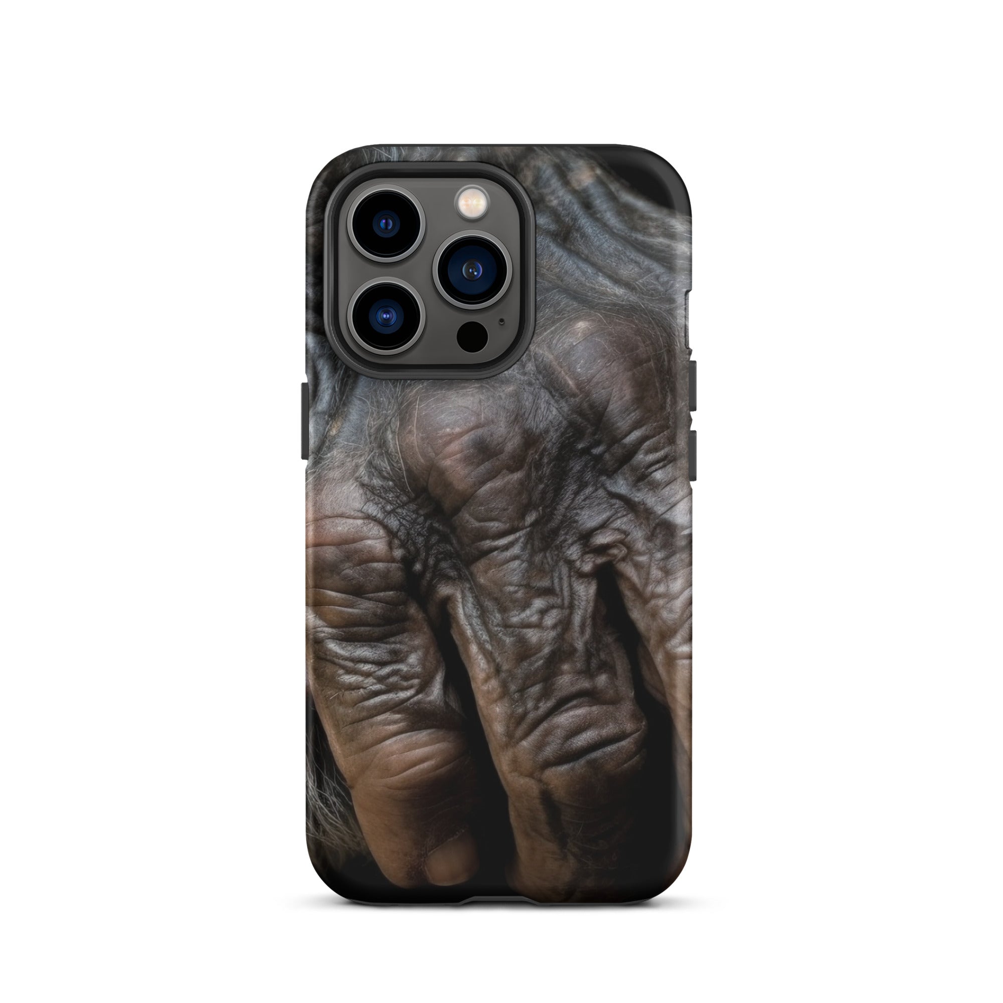 Chimpanzee Hand iPhone Case by Visual Verse - Image 20