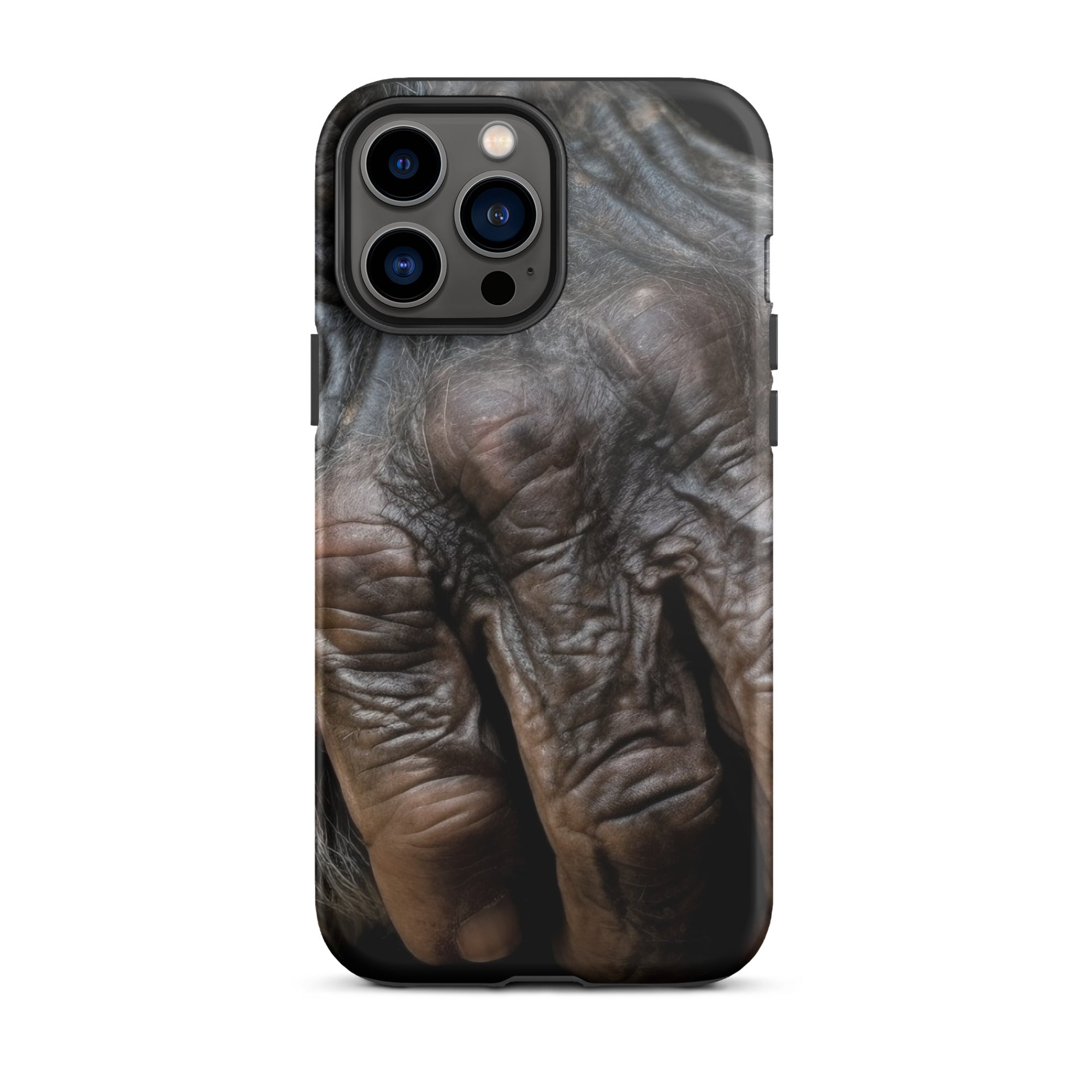 Chimpanzee Hand iPhone Case by Visual Verse - Image 21