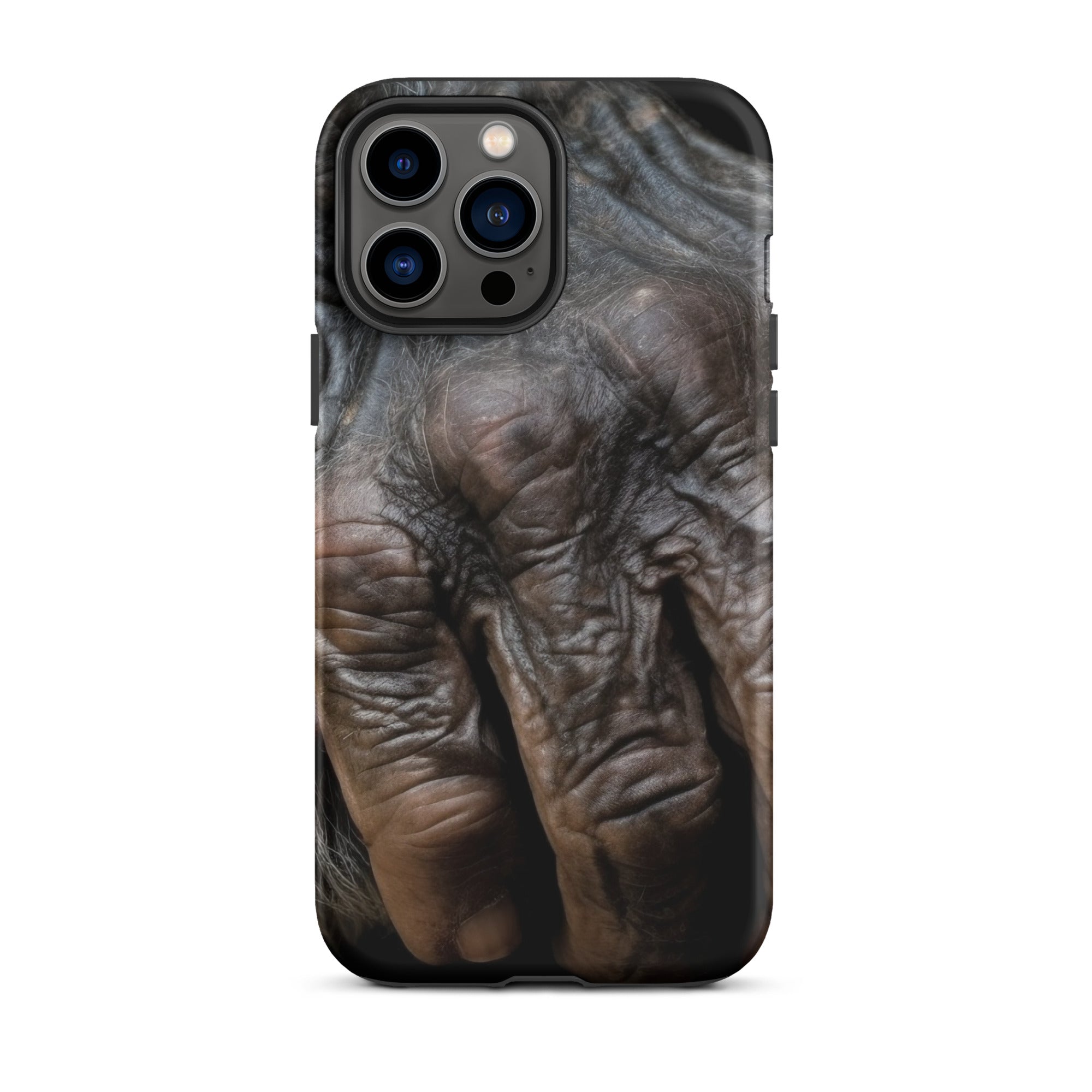 Chimpanzee Hand iPhone Case by Visual Verse - Image 22