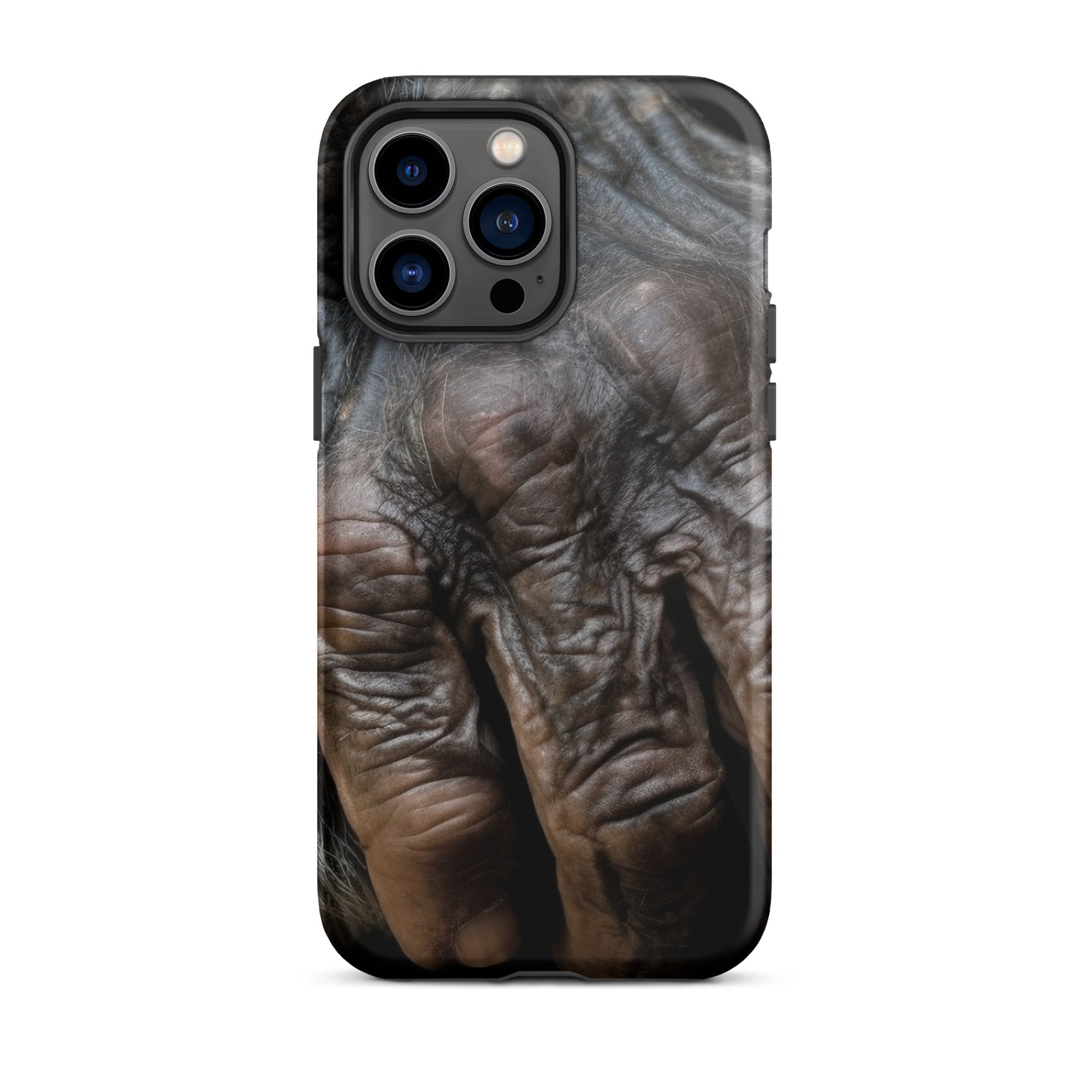 Chimpanzee Hand iPhone Case by Visual Verse - Image 29