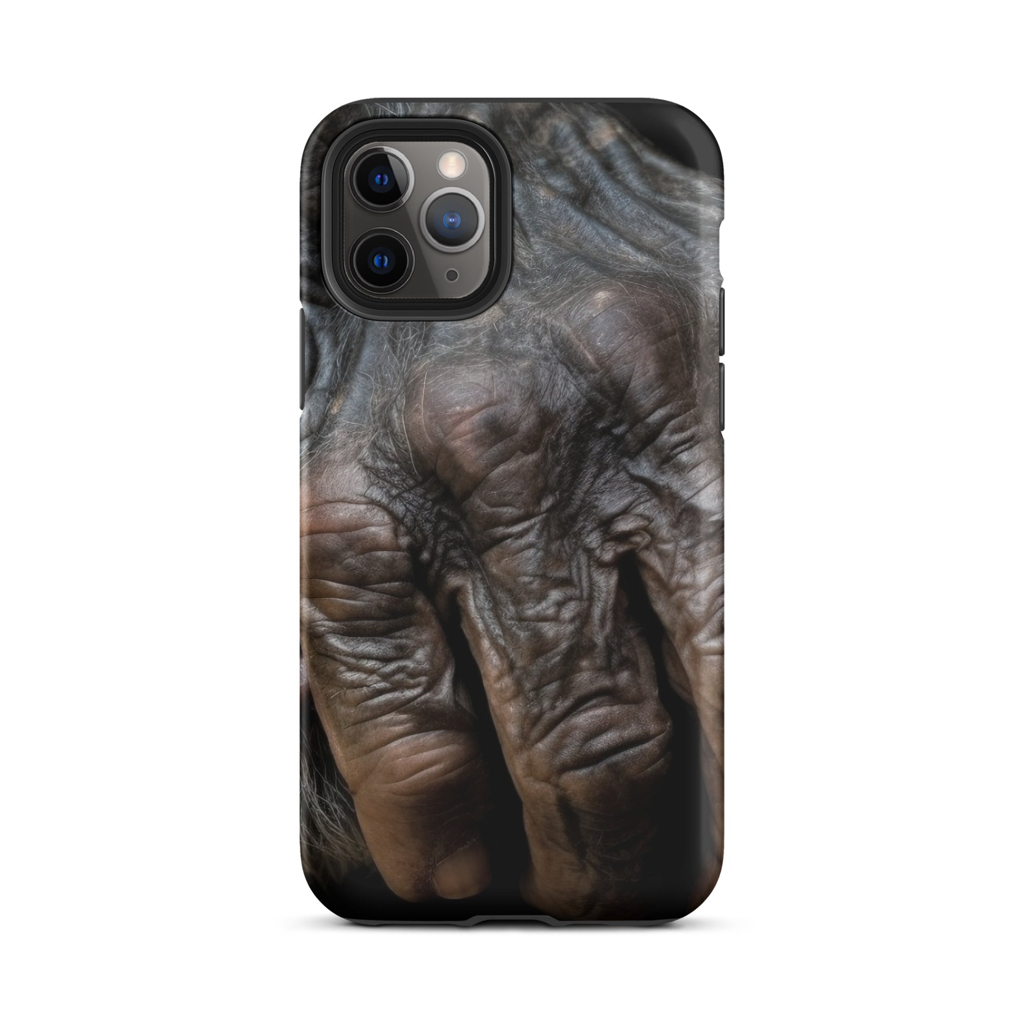 Chimpanzee Hand iPhone Case by Visual Verse - Image 4