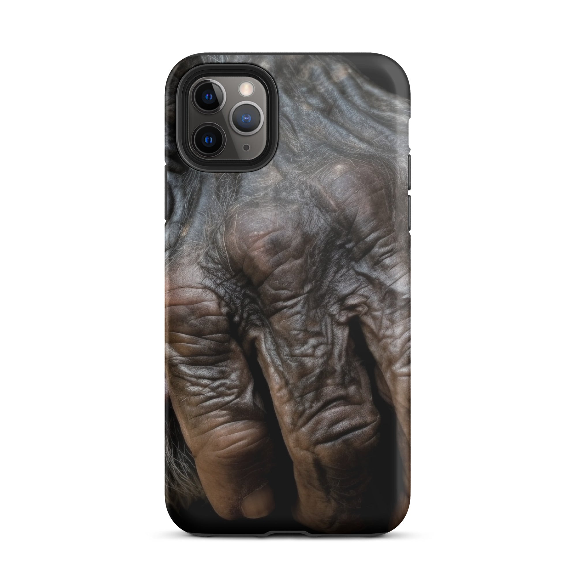 Chimpanzee Hand iPhone Case by Visual Verse - Image 5