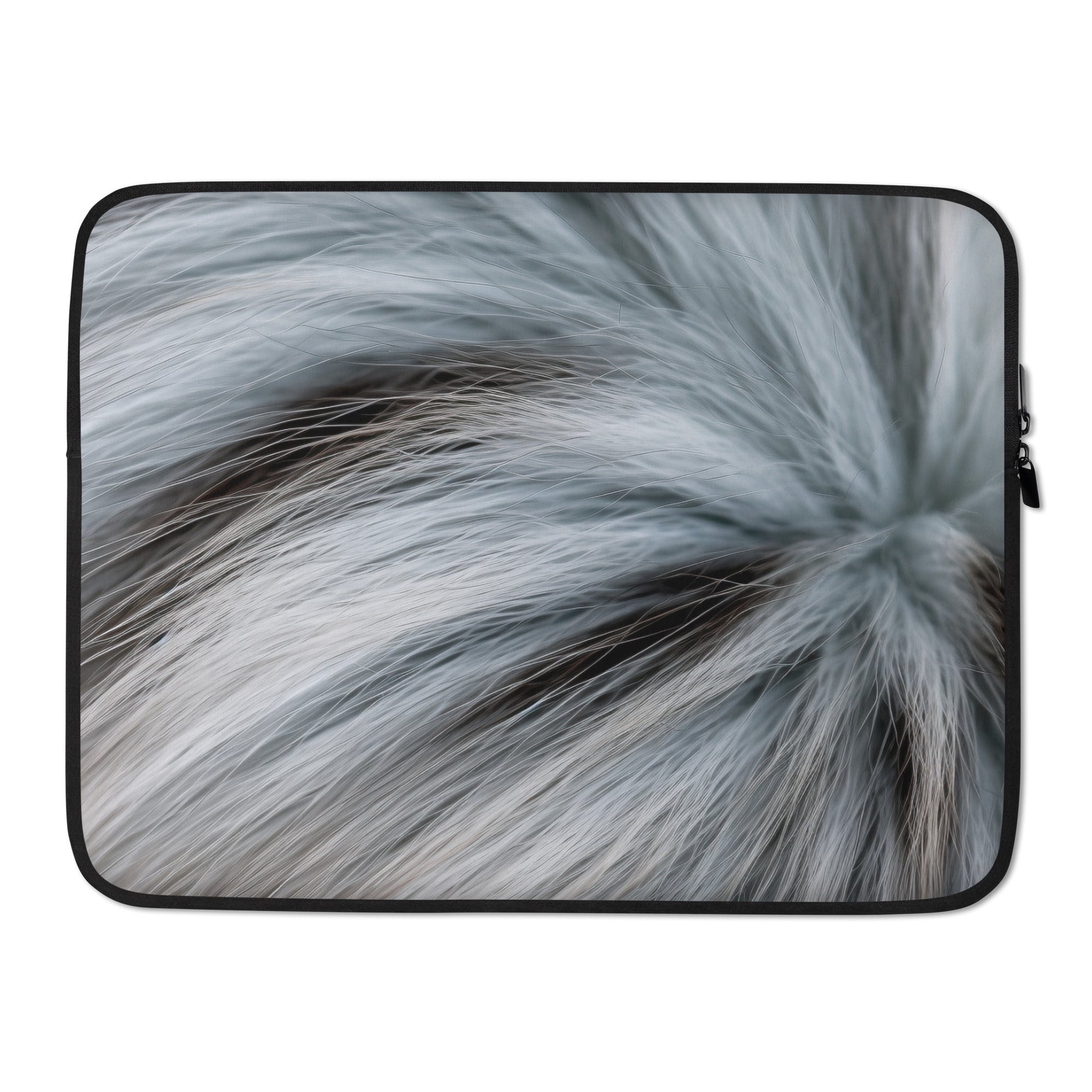 Chinchilla Fur Laptop Sleeve by Visual Verse - Image 1