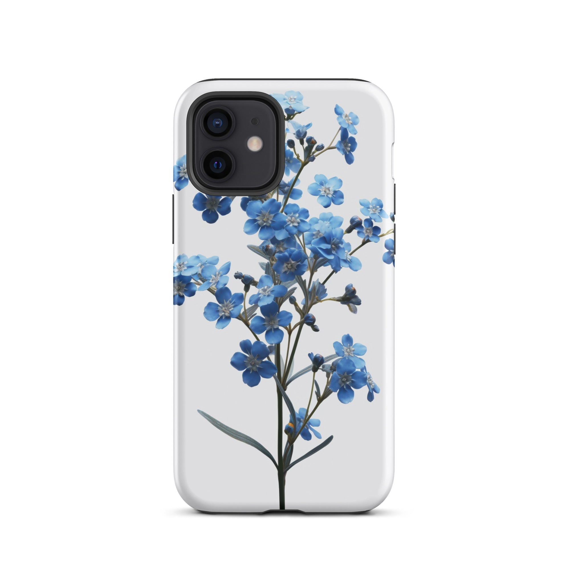 Chinese Forget-Me-Not Flower iPhone Case by Visual Verse - Image 10