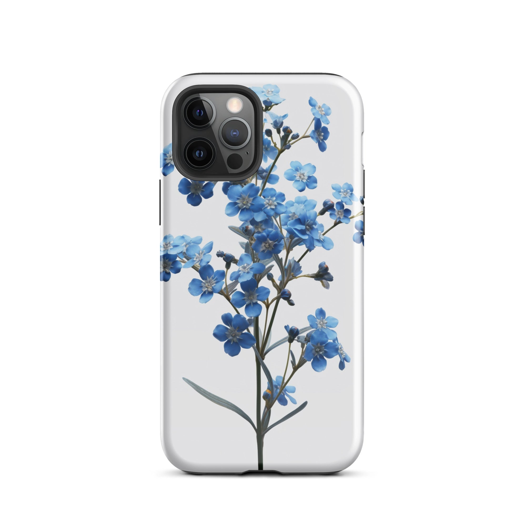 Chinese Forget-Me-Not Flower iPhone Case by Visual Verse - Image 11