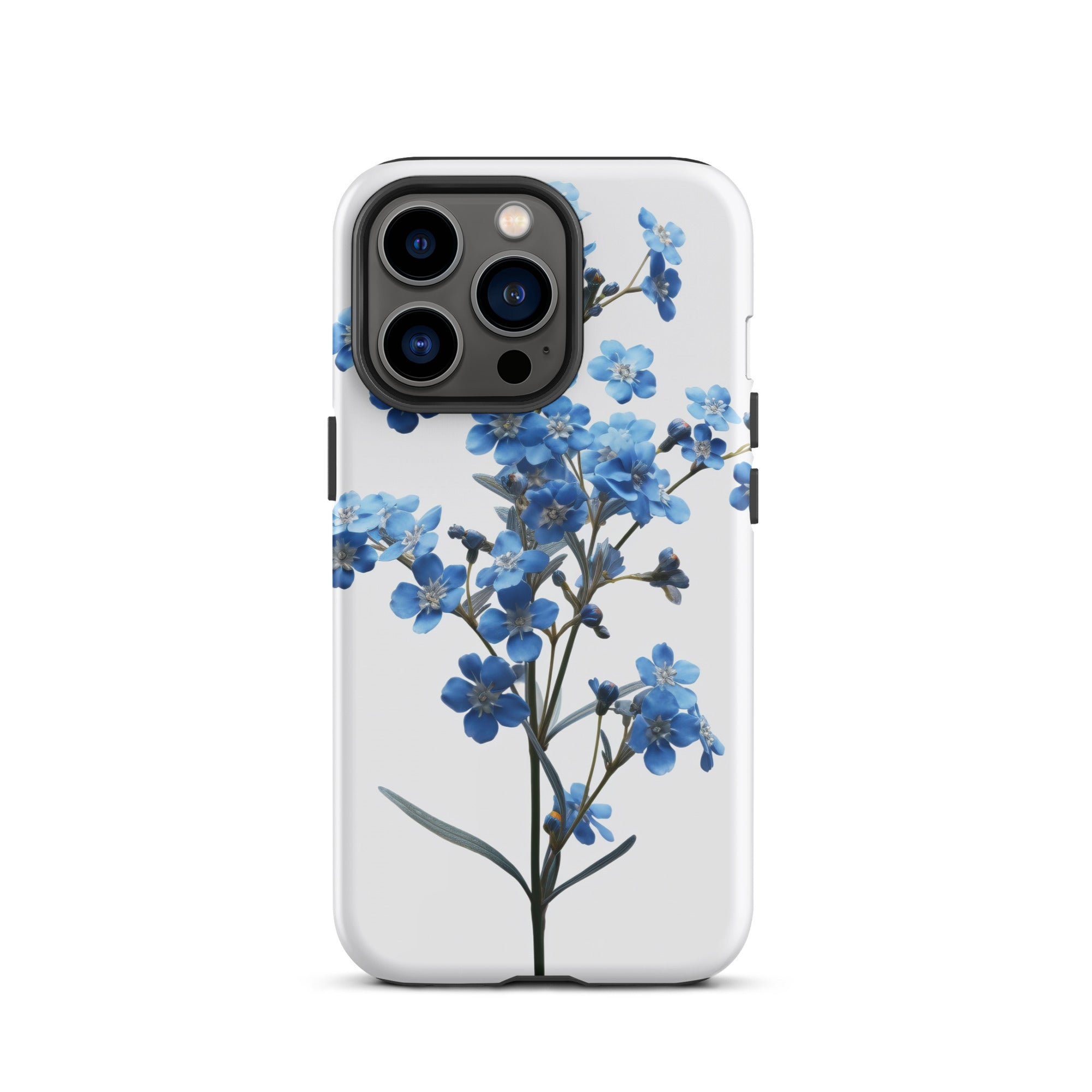 Chinese Forget-Me-Not Flower iPhone Case by Visual Verse - Image 20