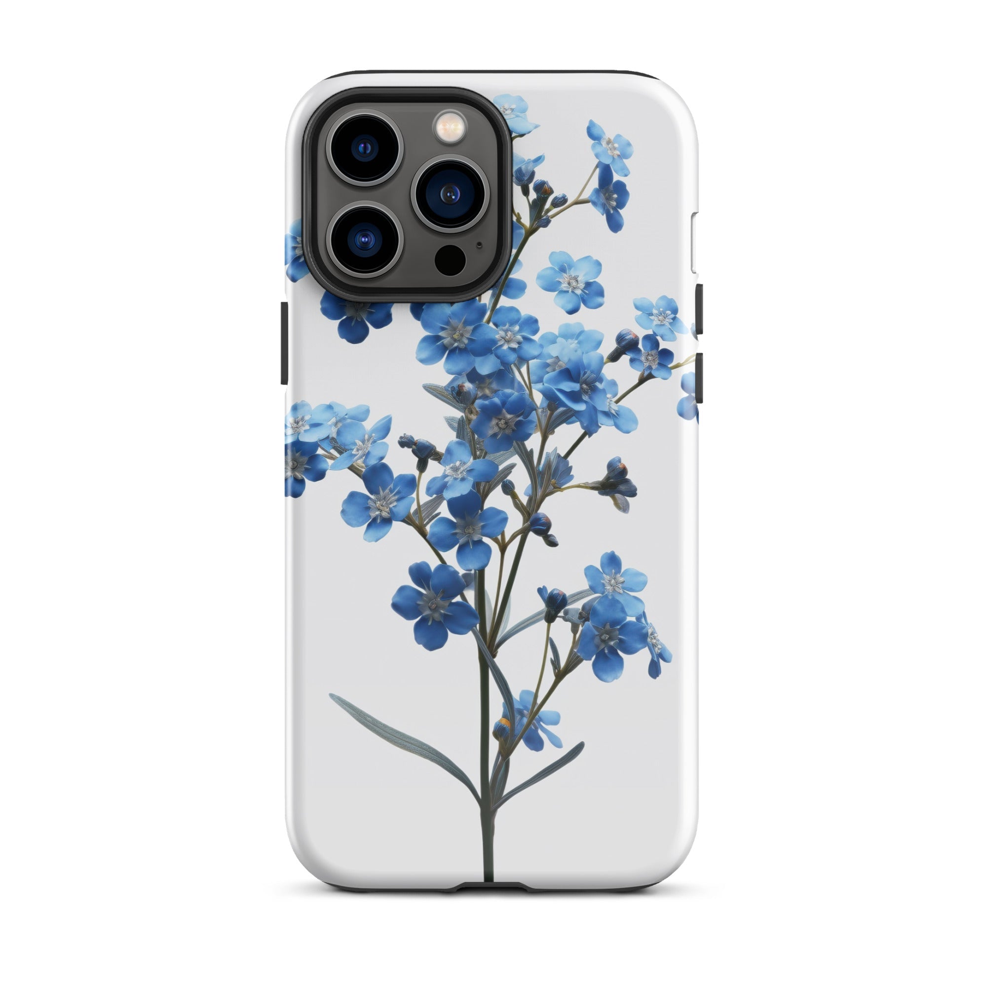 Chinese Forget-Me-Not Flower iPhone Case by Visual Verse - Image 21