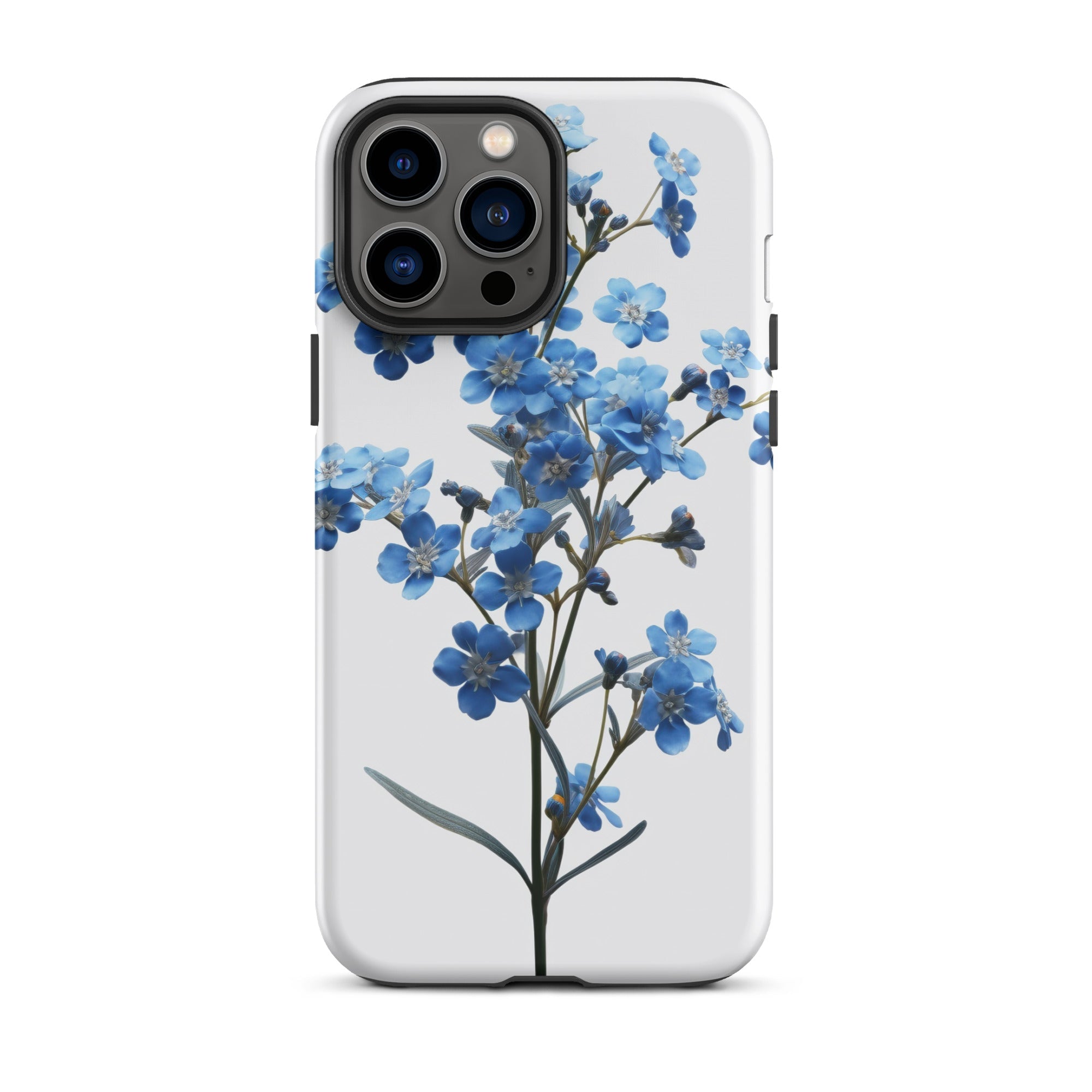 Chinese Forget-Me-Not Flower iPhone Case by Visual Verse - Image 22