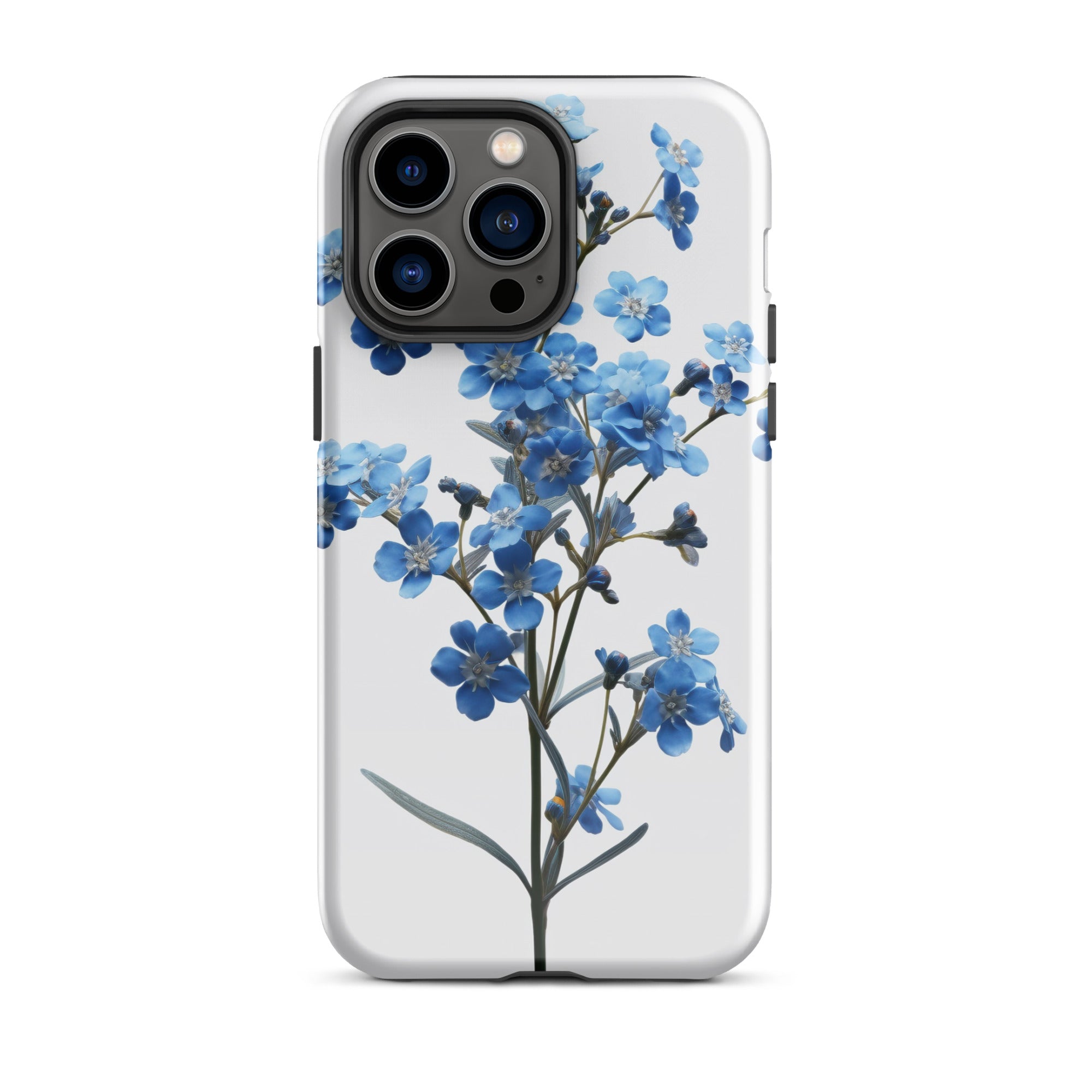 Chinese Forget-Me-Not Flower iPhone Case by Visual Verse - Image 29