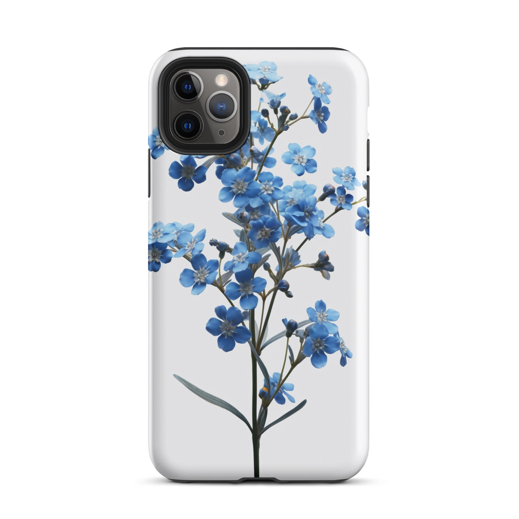 Chinese Forget-Me-Not Flower iPhone Case by Visual Verse - Image 6
