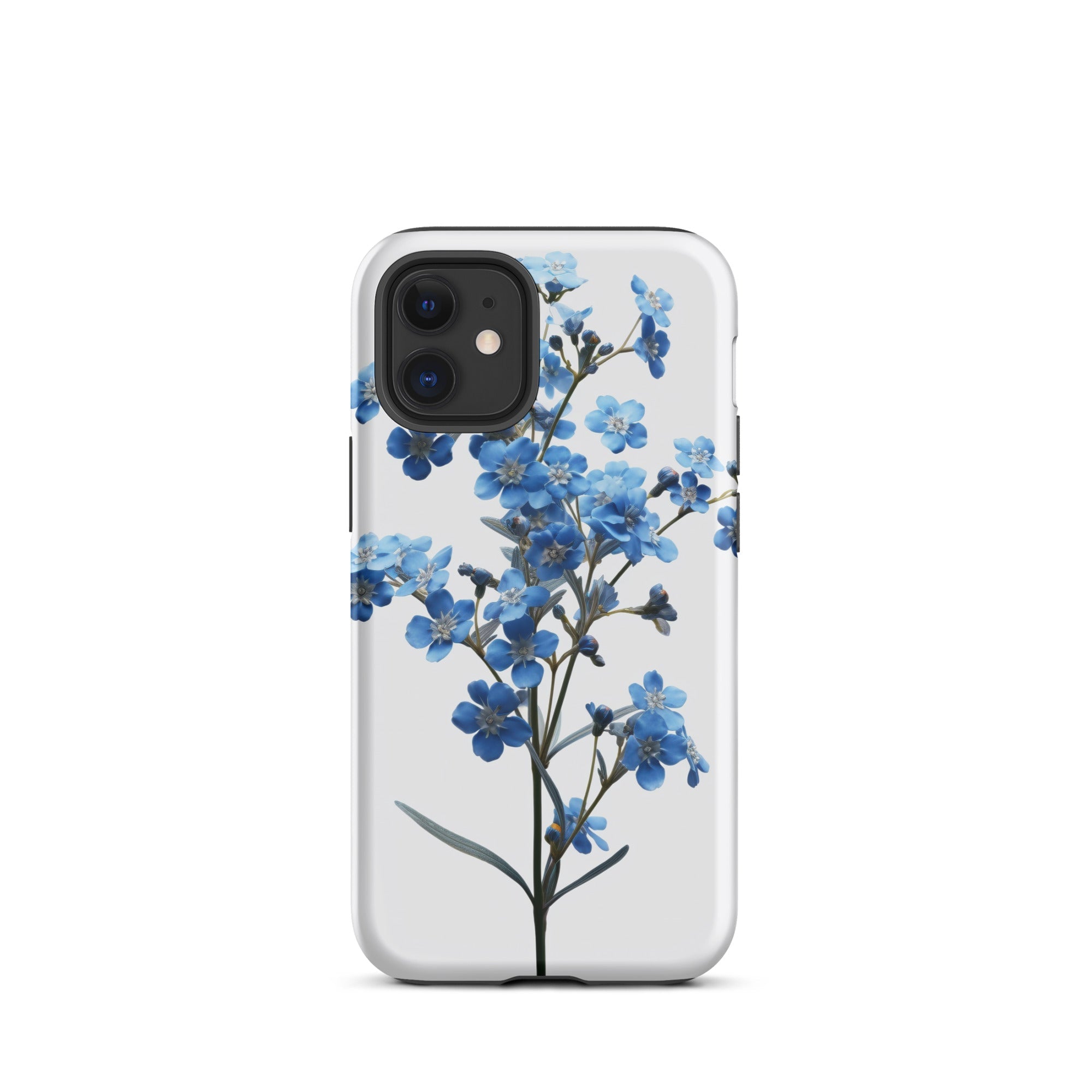 Chinese Forget-Me-Not Flower iPhone Case by Visual Verse - Image 8