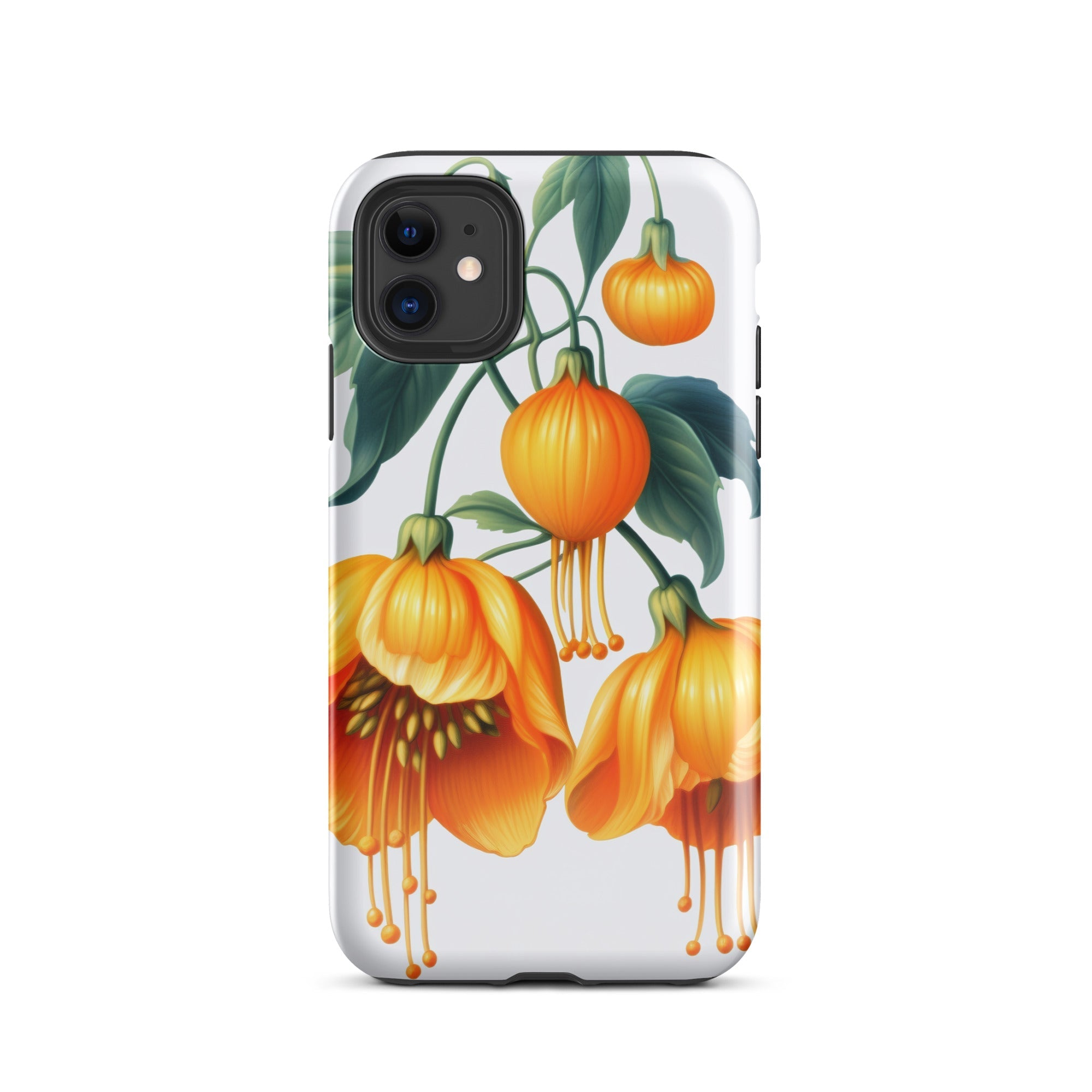 Chinese Lantern Flower iPhone Case by Visual Verse - Image 1