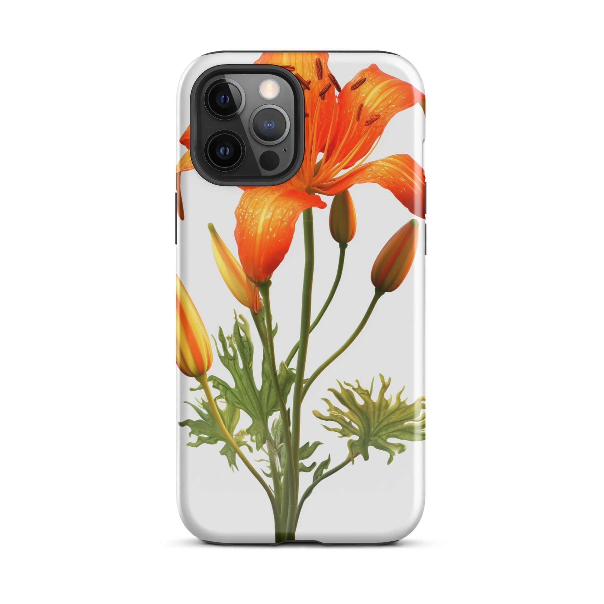 Chinese Lantern Lily Flower iPhone Case by Visual Verse - Image 13