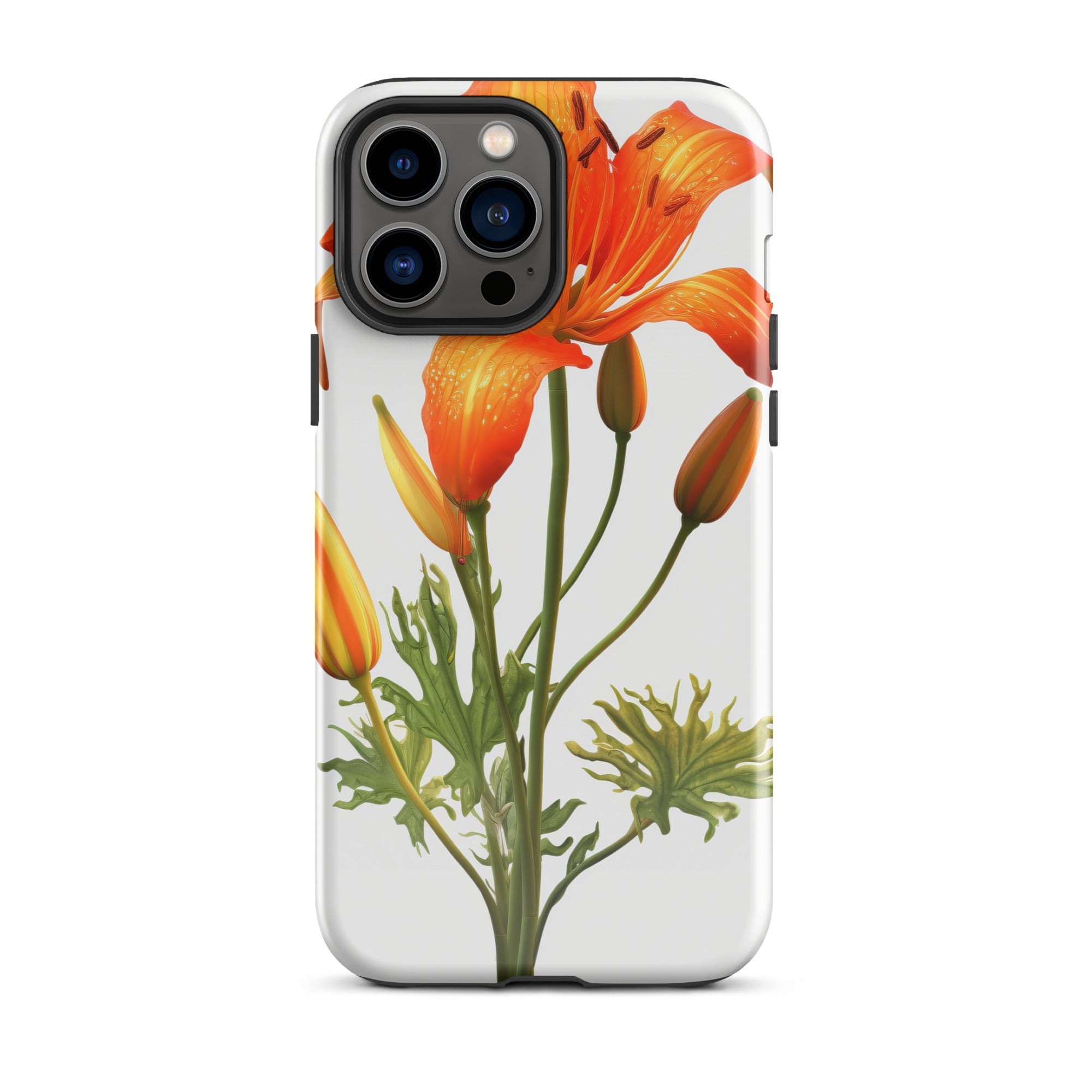 Chinese Lantern Lily Flower iPhone Case by Visual Verse - Image 21