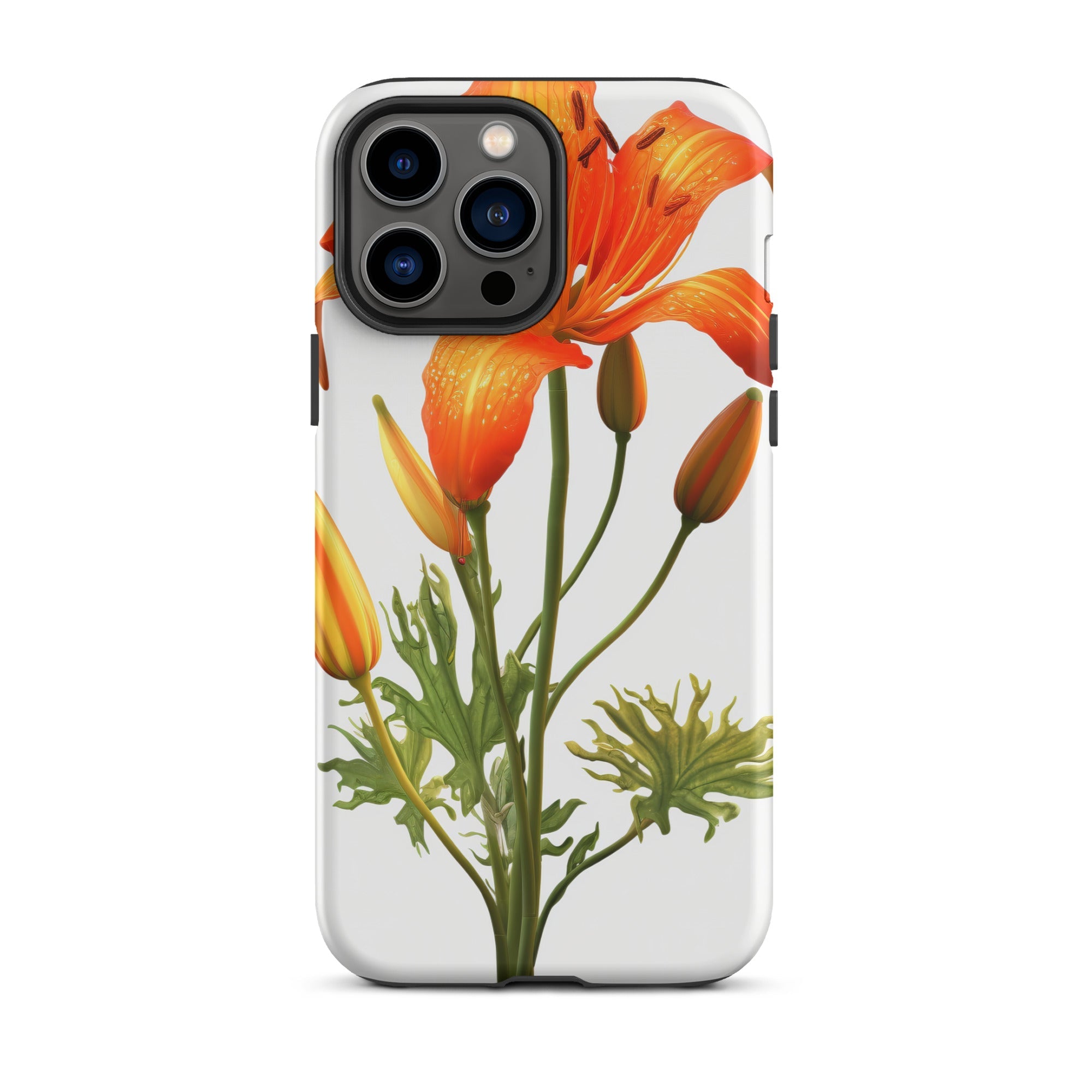 Chinese Lantern Lily Flower iPhone Case by Visual Verse - Image 22