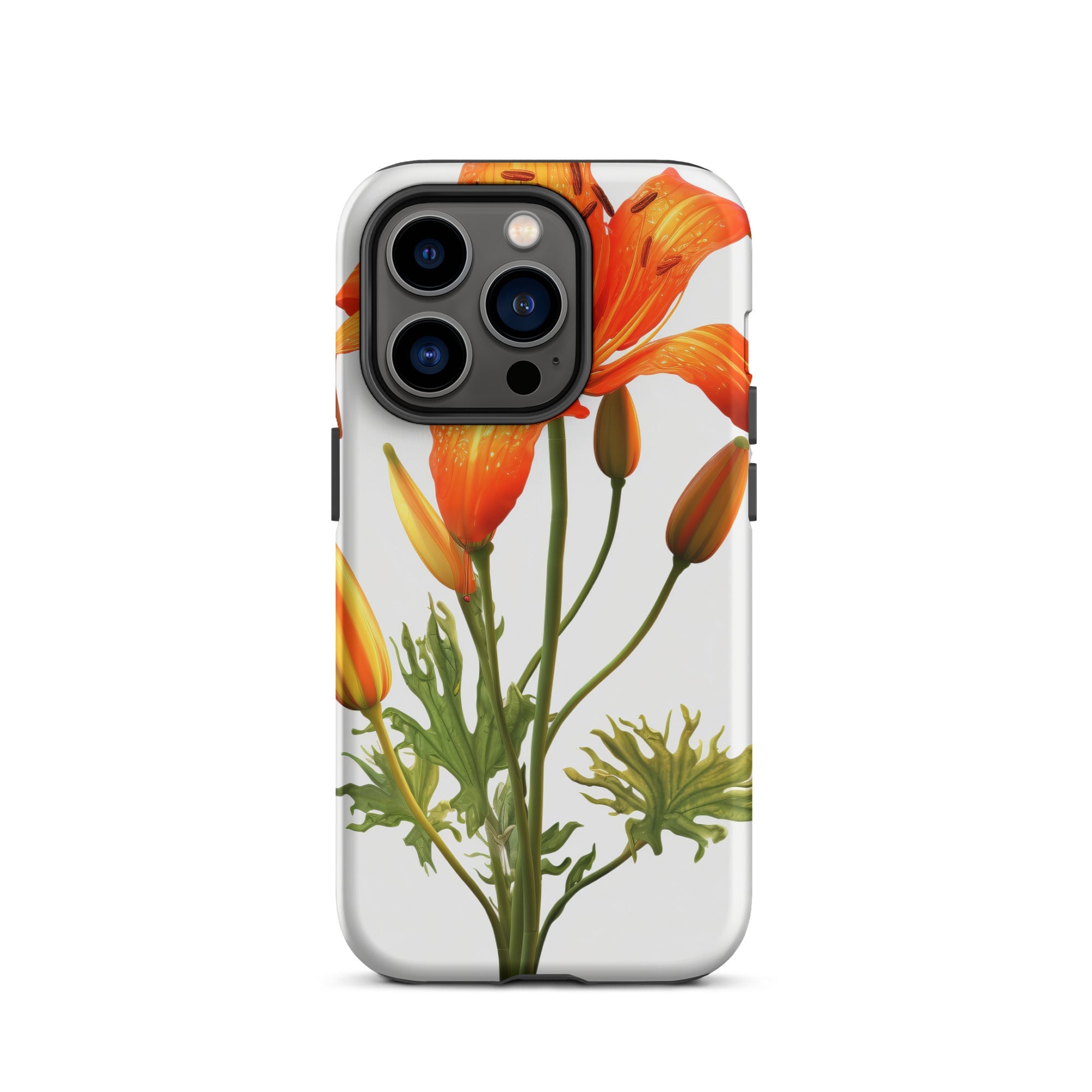 Chinese Lantern Lily Flower iPhone Case by Visual Verse - Image 28