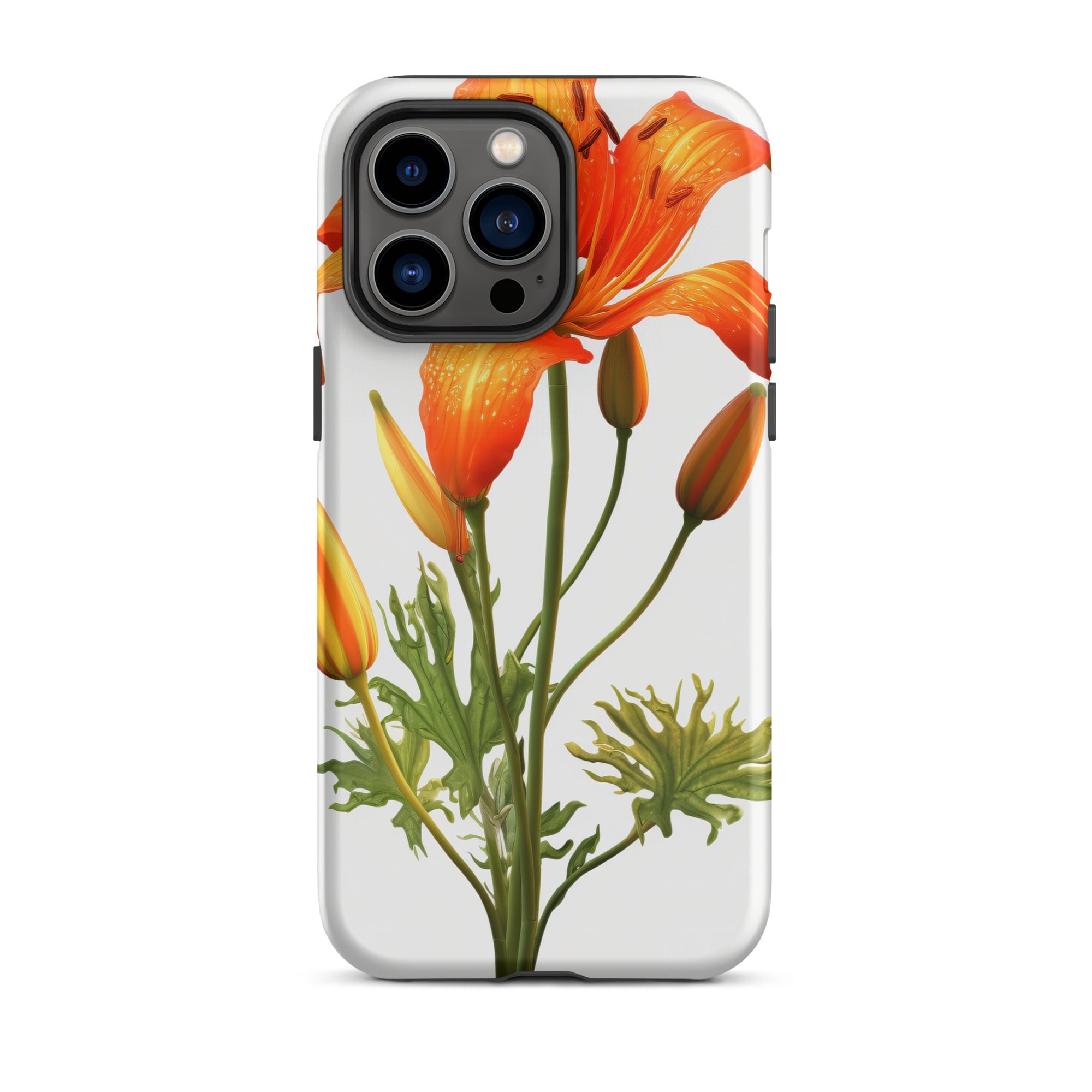 Chinese Lantern Lily Flower iPhone Case by Visual Verse - Image 30