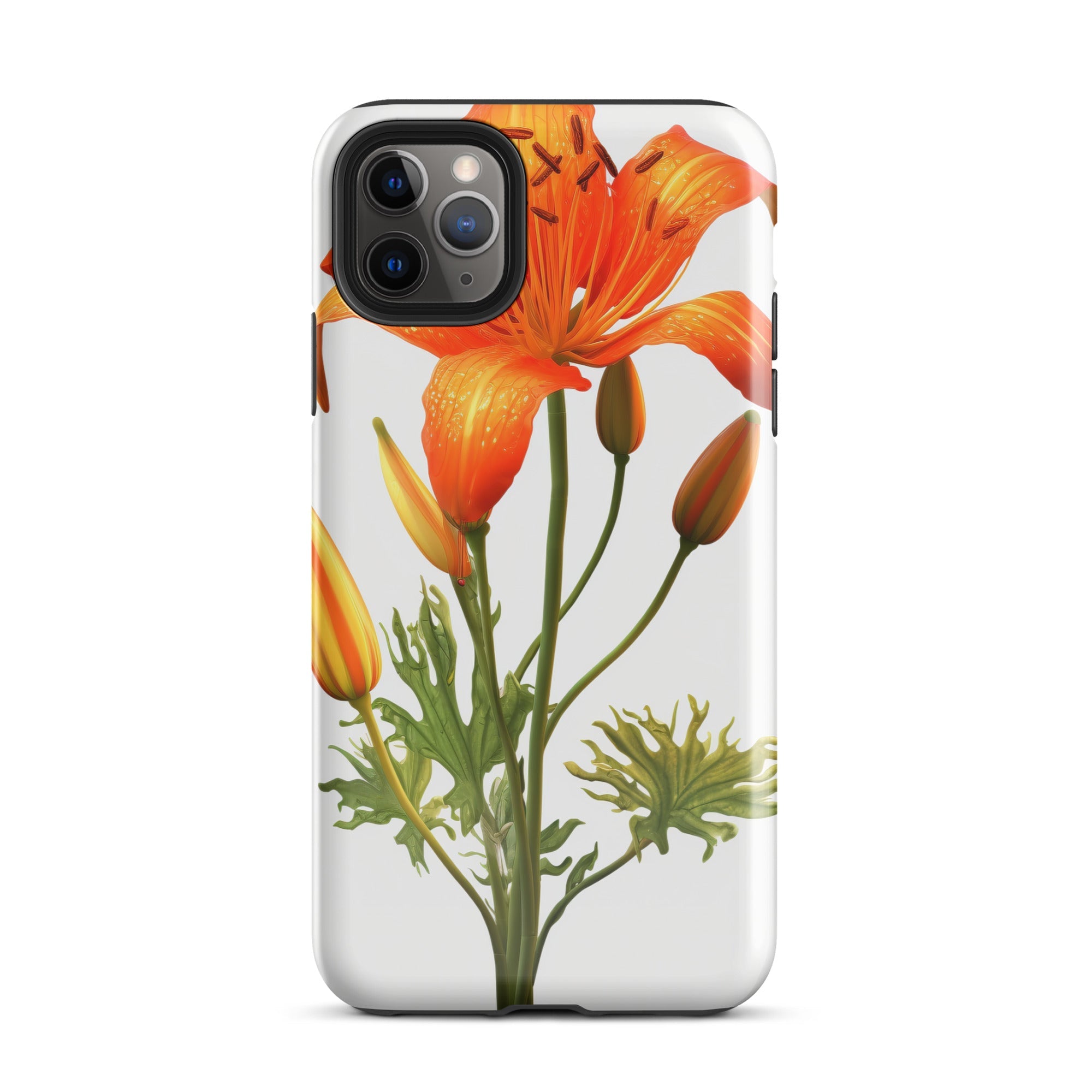 Chinese Lantern Lily Flower iPhone Case by Visual Verse - Image 5