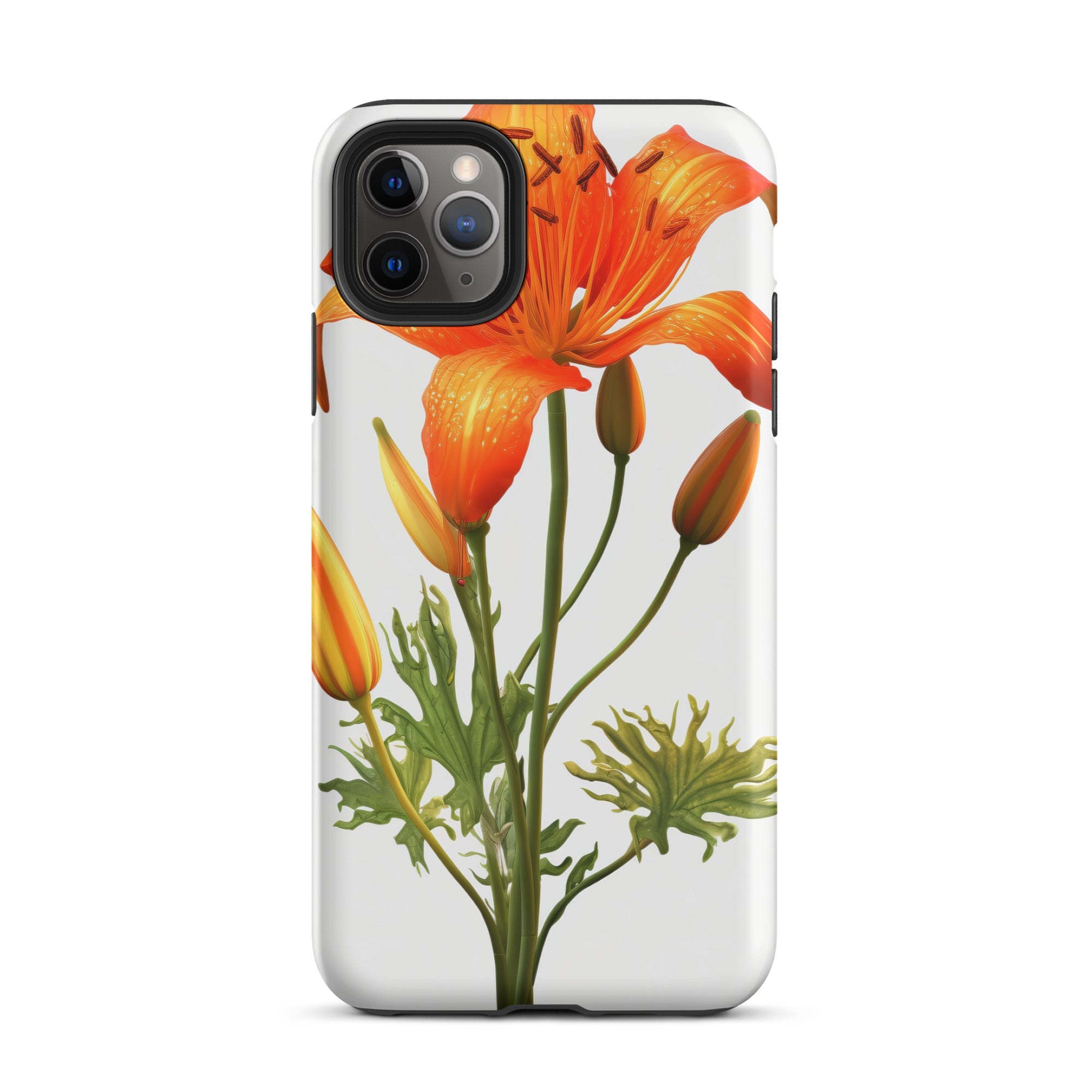 Chinese Lantern Lily Flower iPhone Case by Visual Verse - Image 6