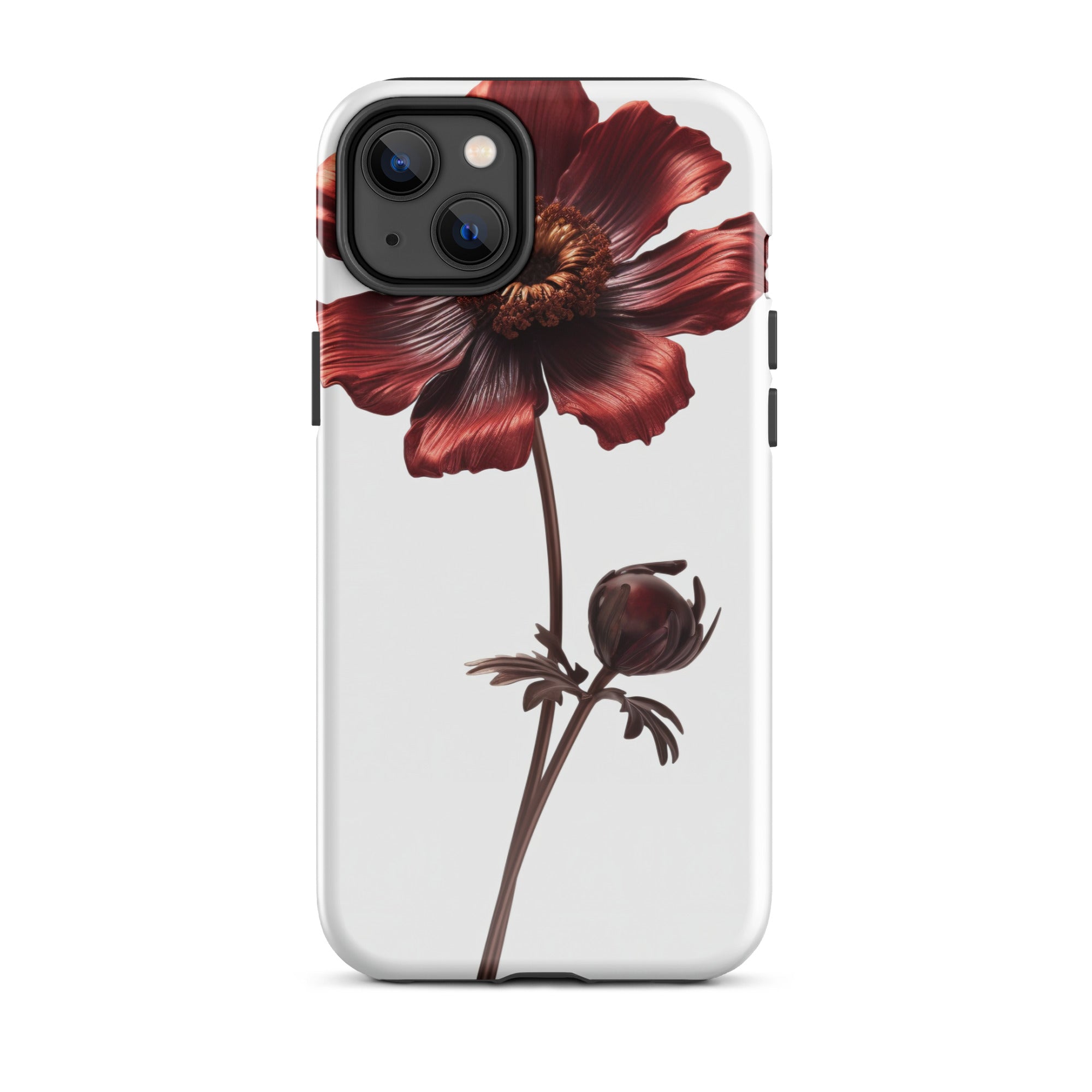 Chocolate Cosmos Flower iPhone Case by Visual Verse - Image 25