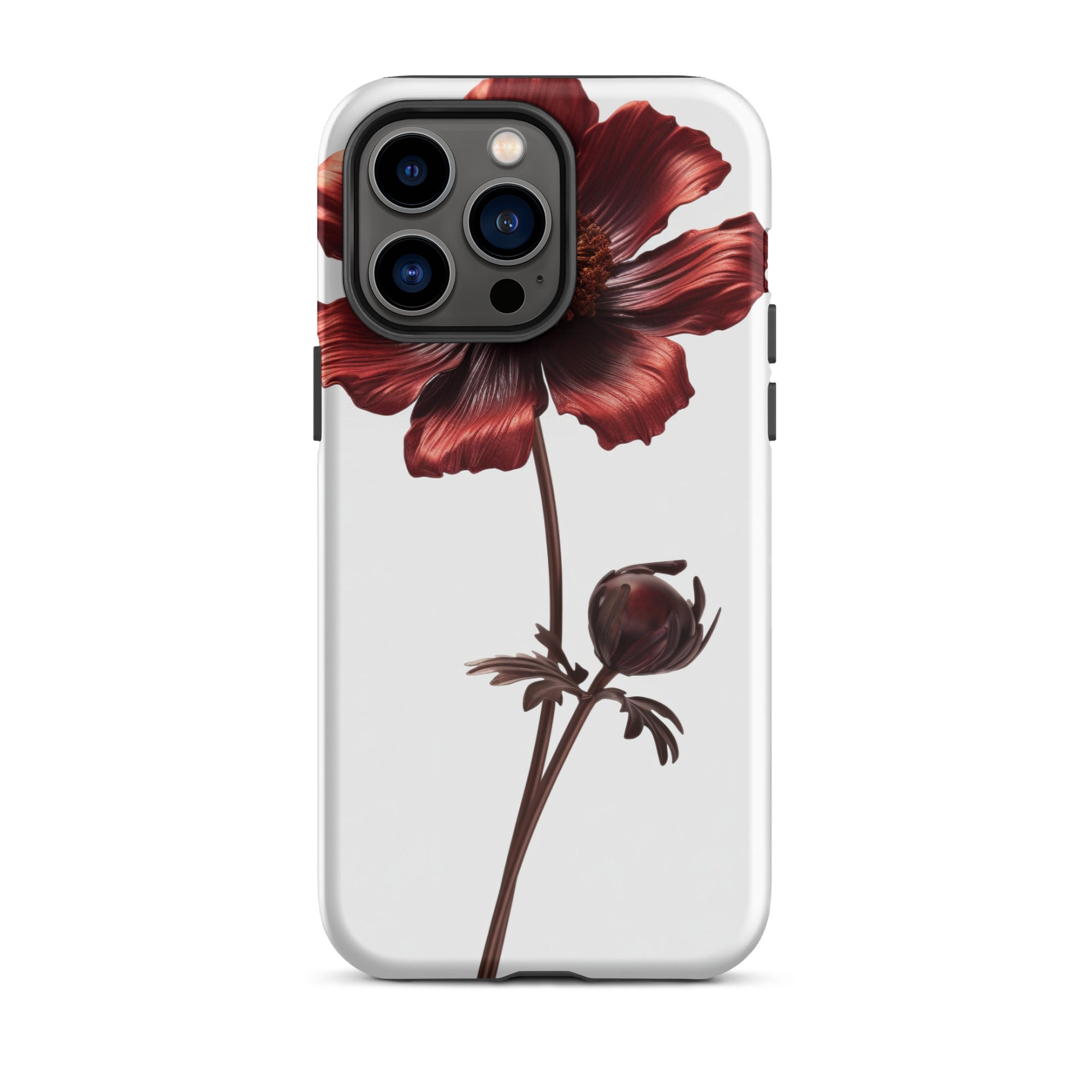 Chocolate Cosmos Flower iPhone Case by Visual Verse - Image 30