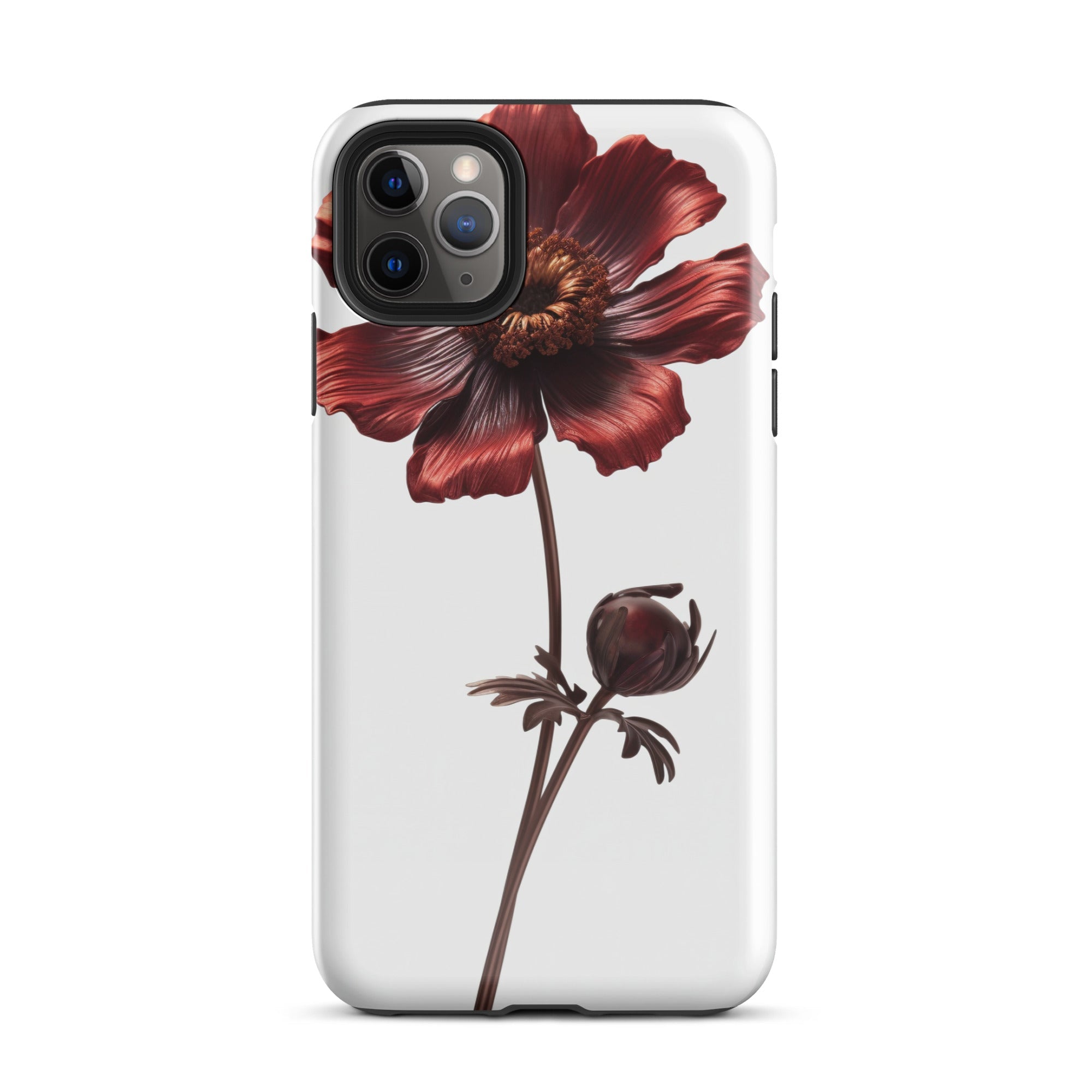 Chocolate Cosmos Flower iPhone Case by Visual Verse - Image 5