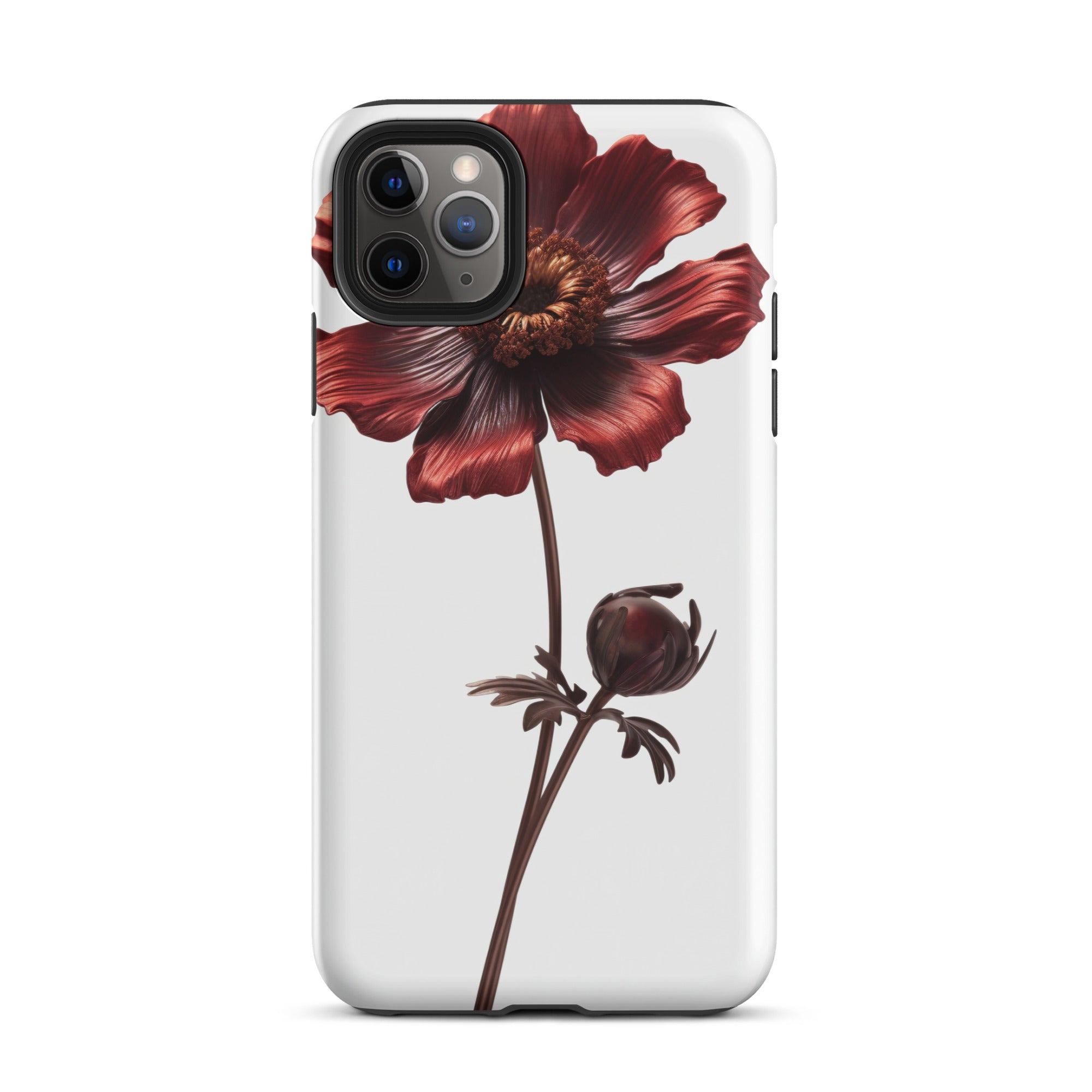 Chocolate Cosmos Flower iPhone Case by Visual Verse - Image 6