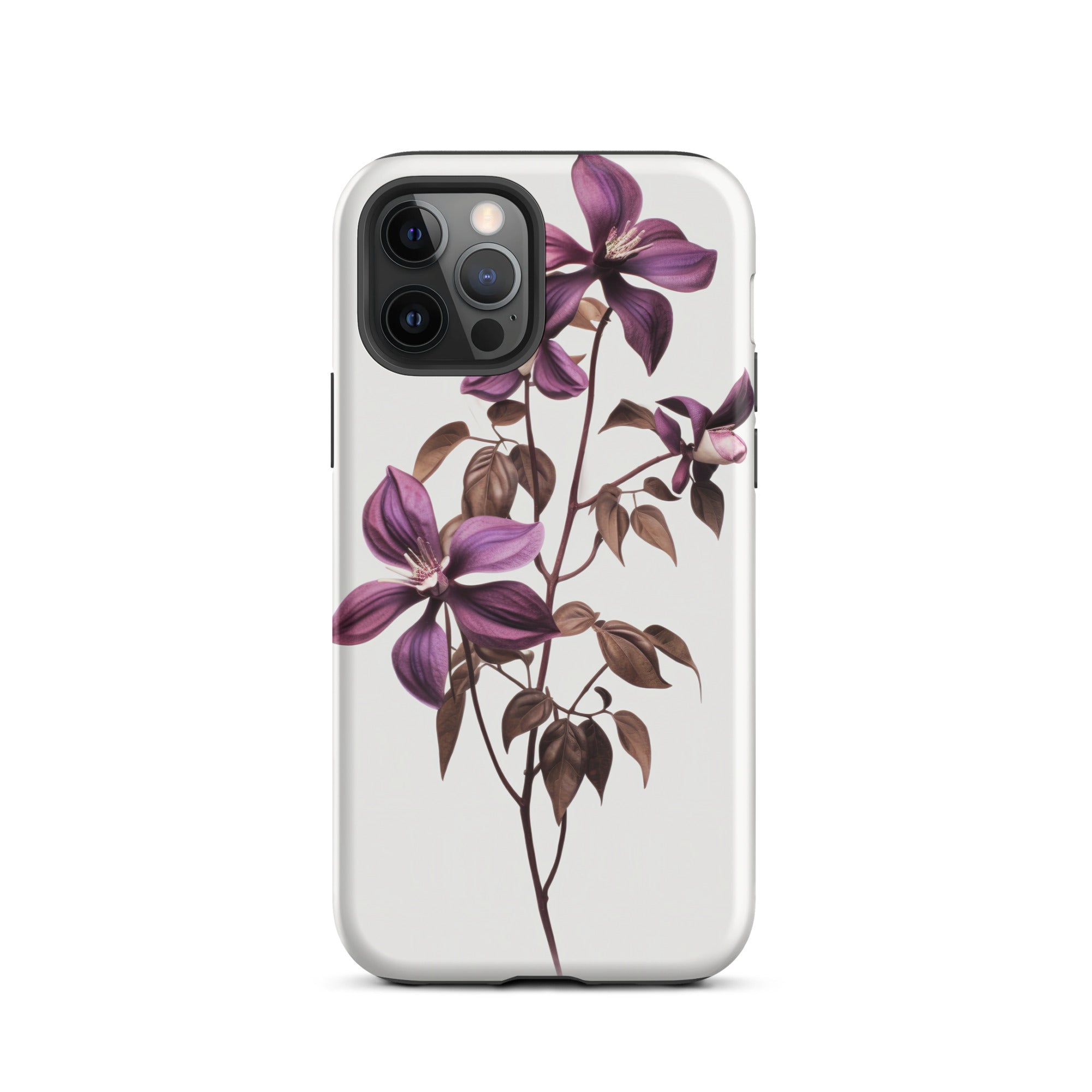 Chocolate Vine Flower iPhone Case by Visual Verse - Image 12