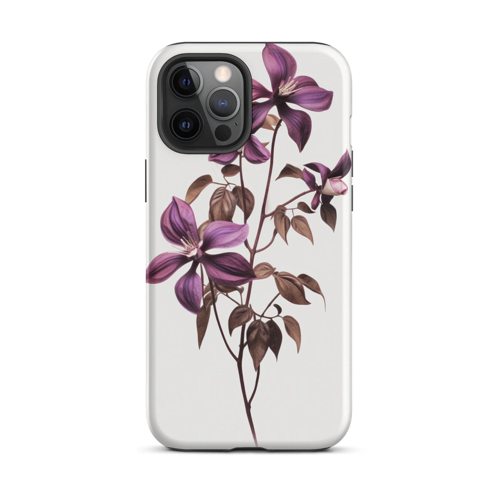 Chocolate Vine Flower iPhone Case by Visual Verse - Image 14