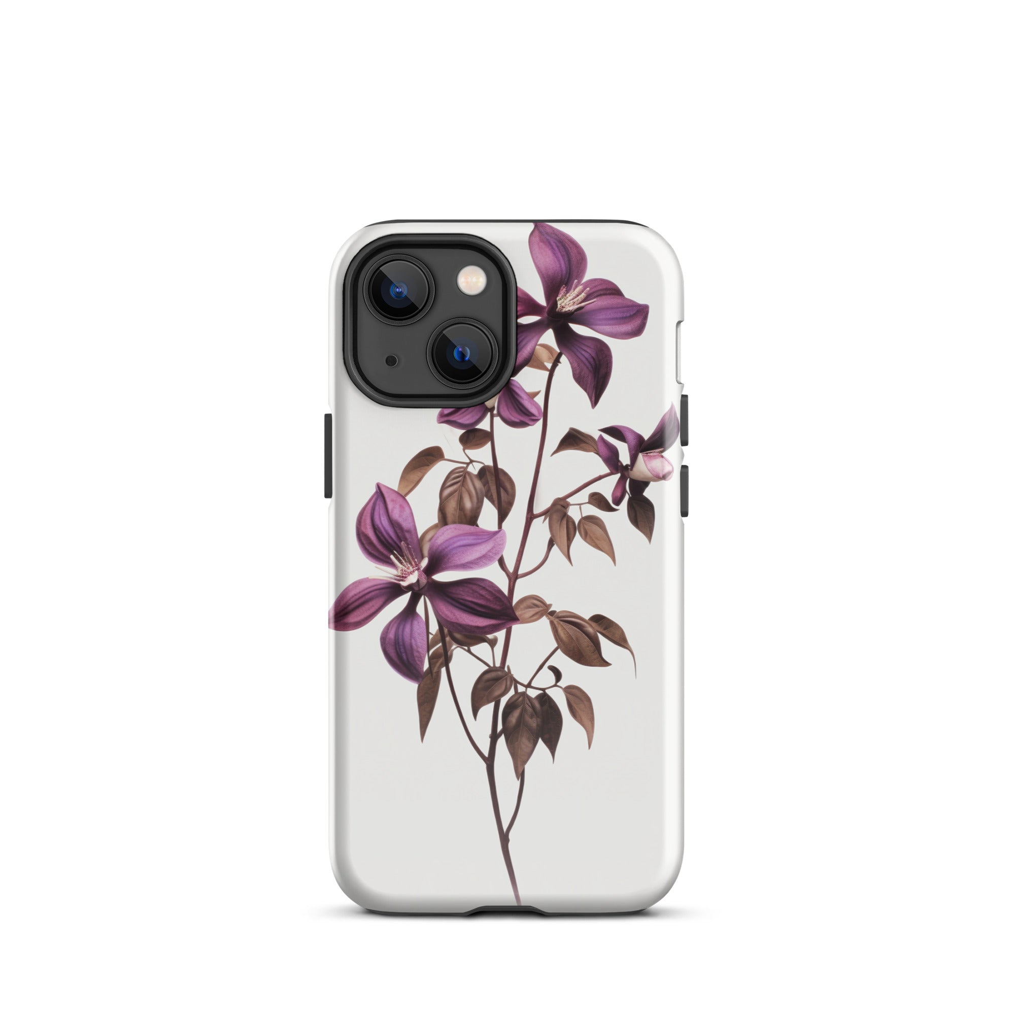 Chocolate Vine Flower iPhone Case by Visual Verse - Image 15