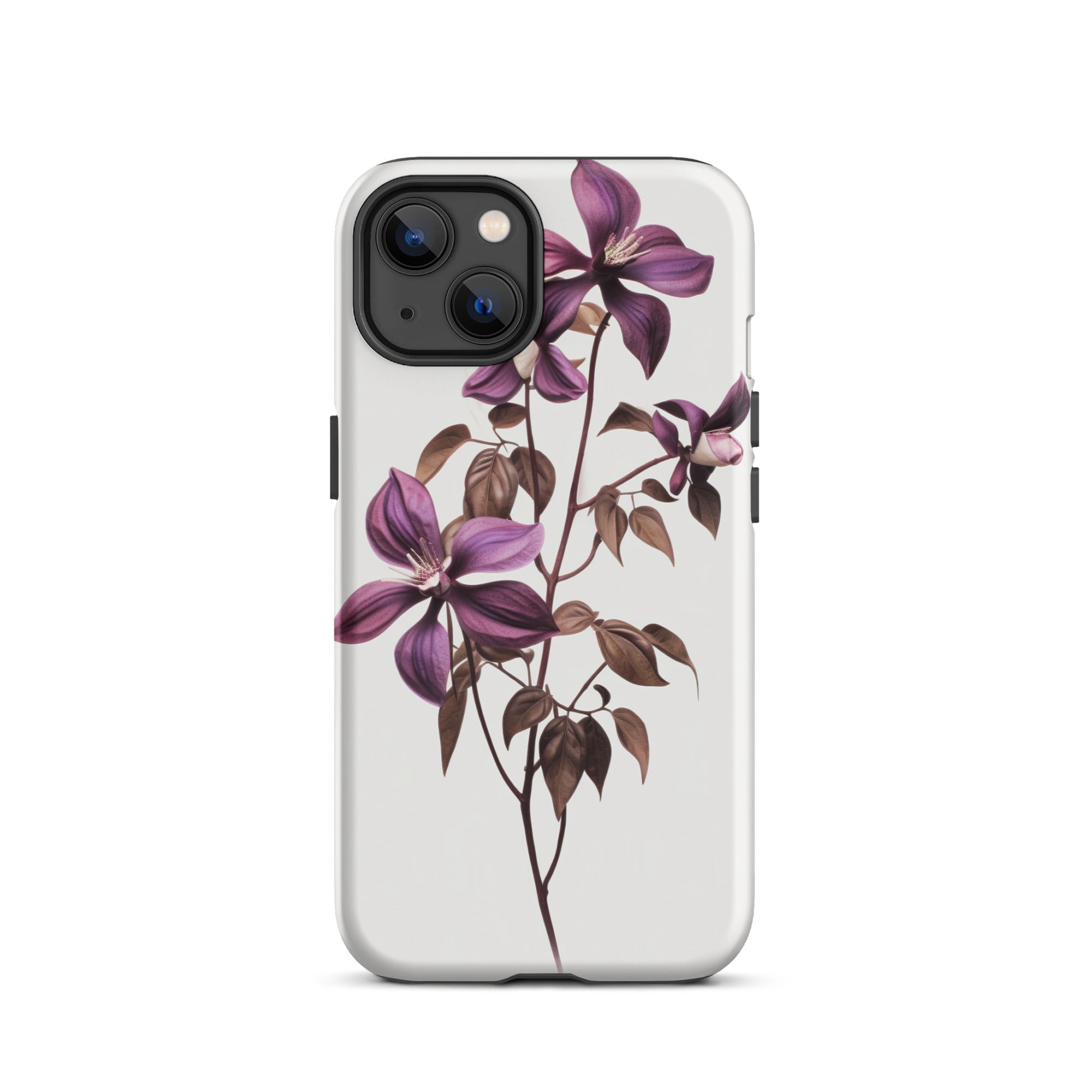 Chocolate Vine Flower iPhone Case by Visual Verse - Image 18