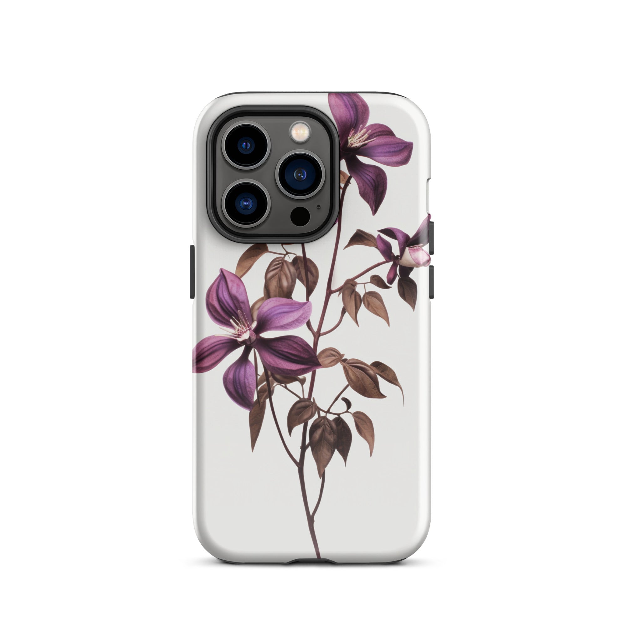 Chocolate Vine Flower iPhone Case by Visual Verse - Image 27