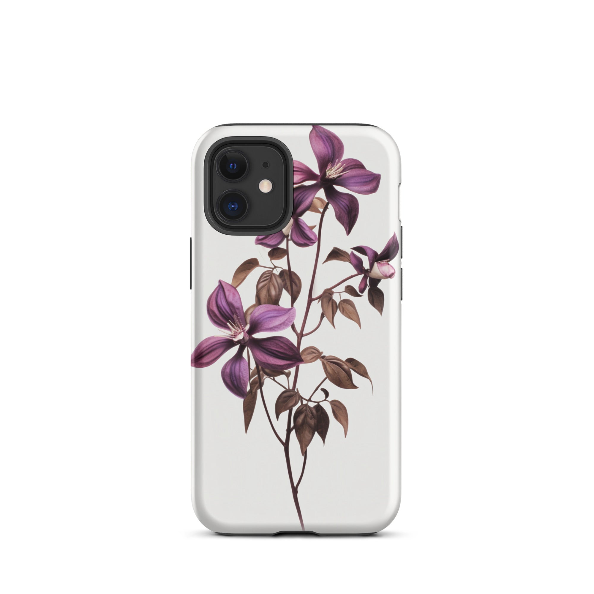 Chocolate Vine Flower iPhone Case by Visual Verse - Image 8