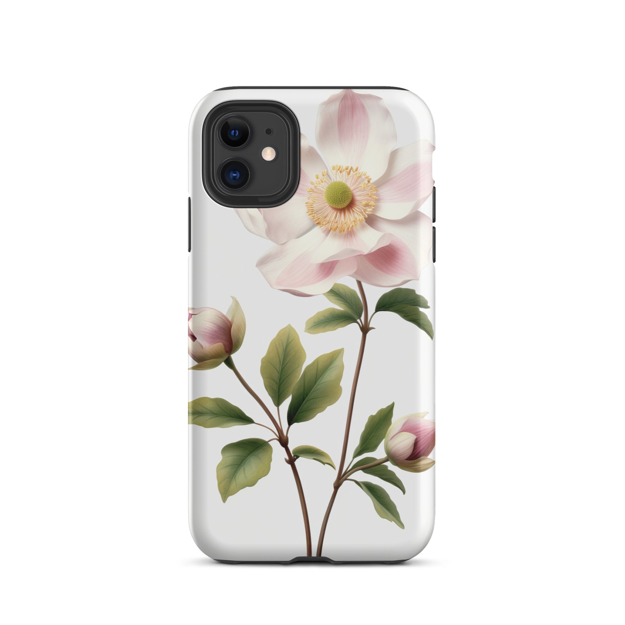 Christmas Rose Flower iPhone Case by Visual Verse - Image 2